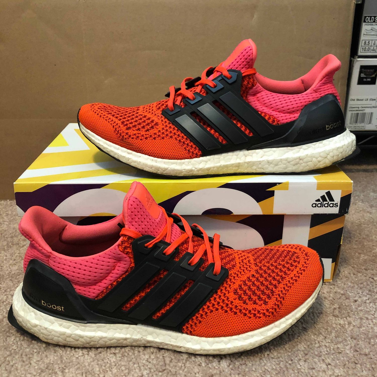 UltraBoost 1.0 'Solar Red' - adidas - B34050 | GOAT