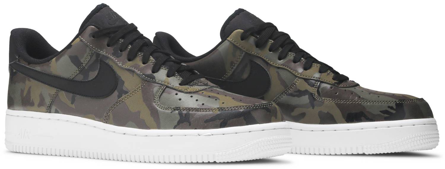 Air Force 1 'Olive Reflective Camo' - Nike - 823511 201 | GOAT