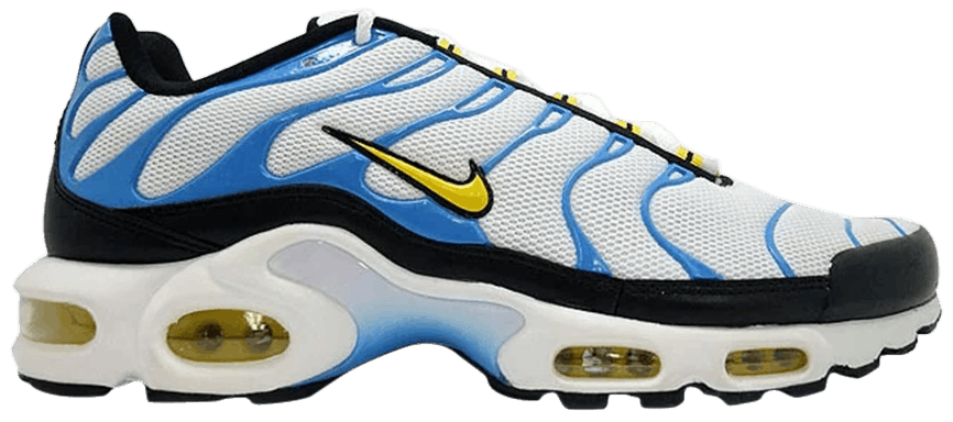 yellow blue and white air max