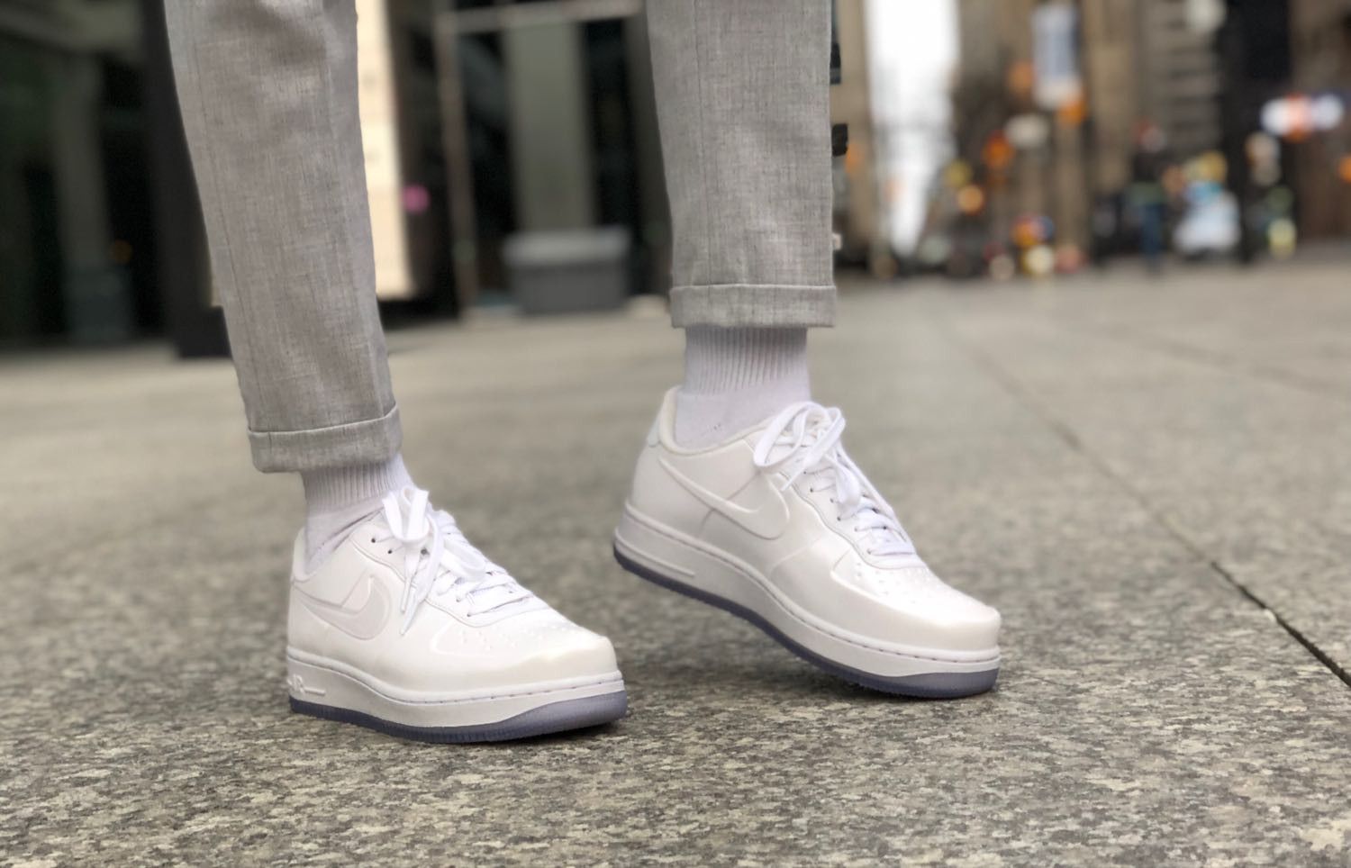 Air Force Foamposite White Low Nike Air Force Foamposite Pro Low