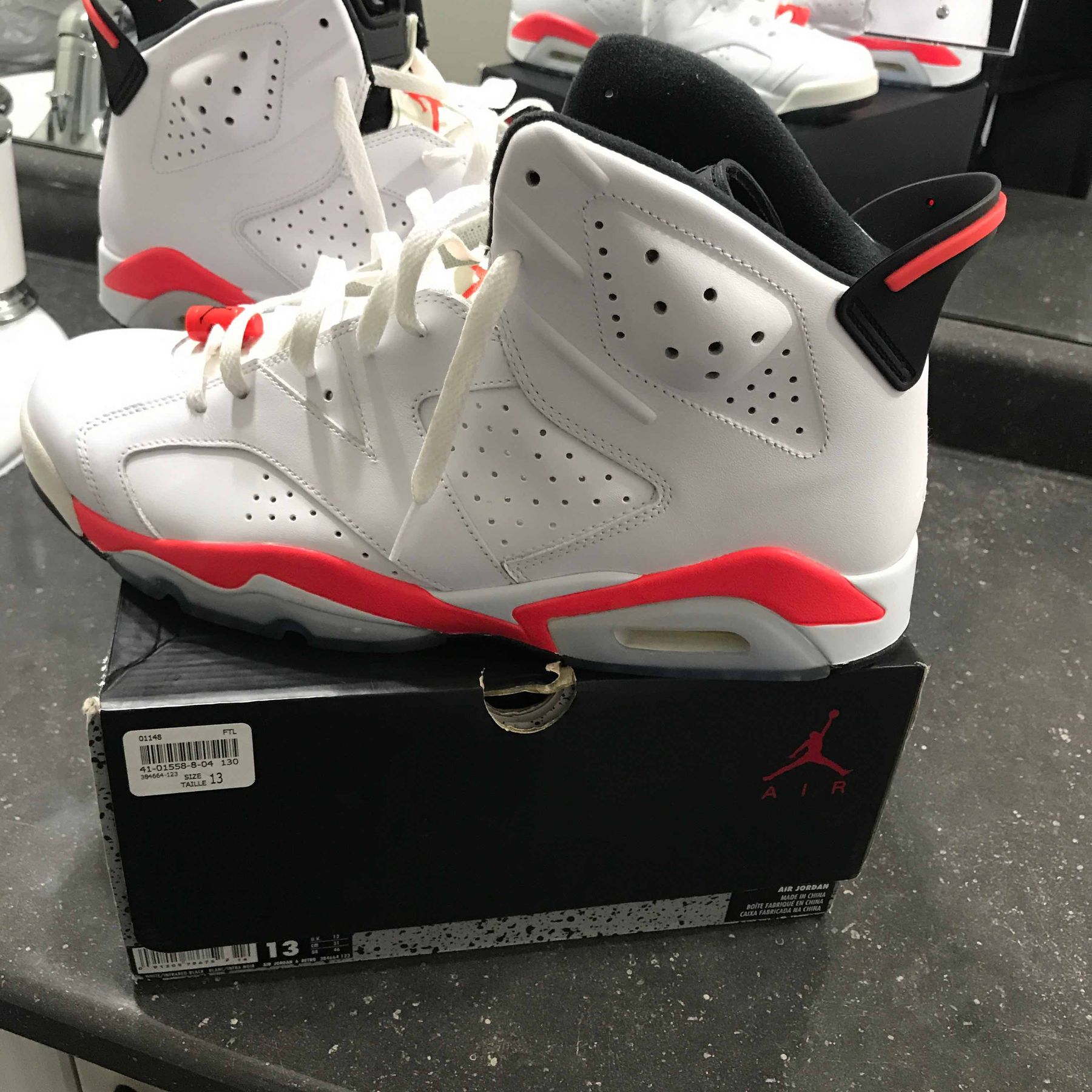 Air Jordan 6 Retro 'White Infrared' 2014 - Air Jordan - 384664 123 | GOAT