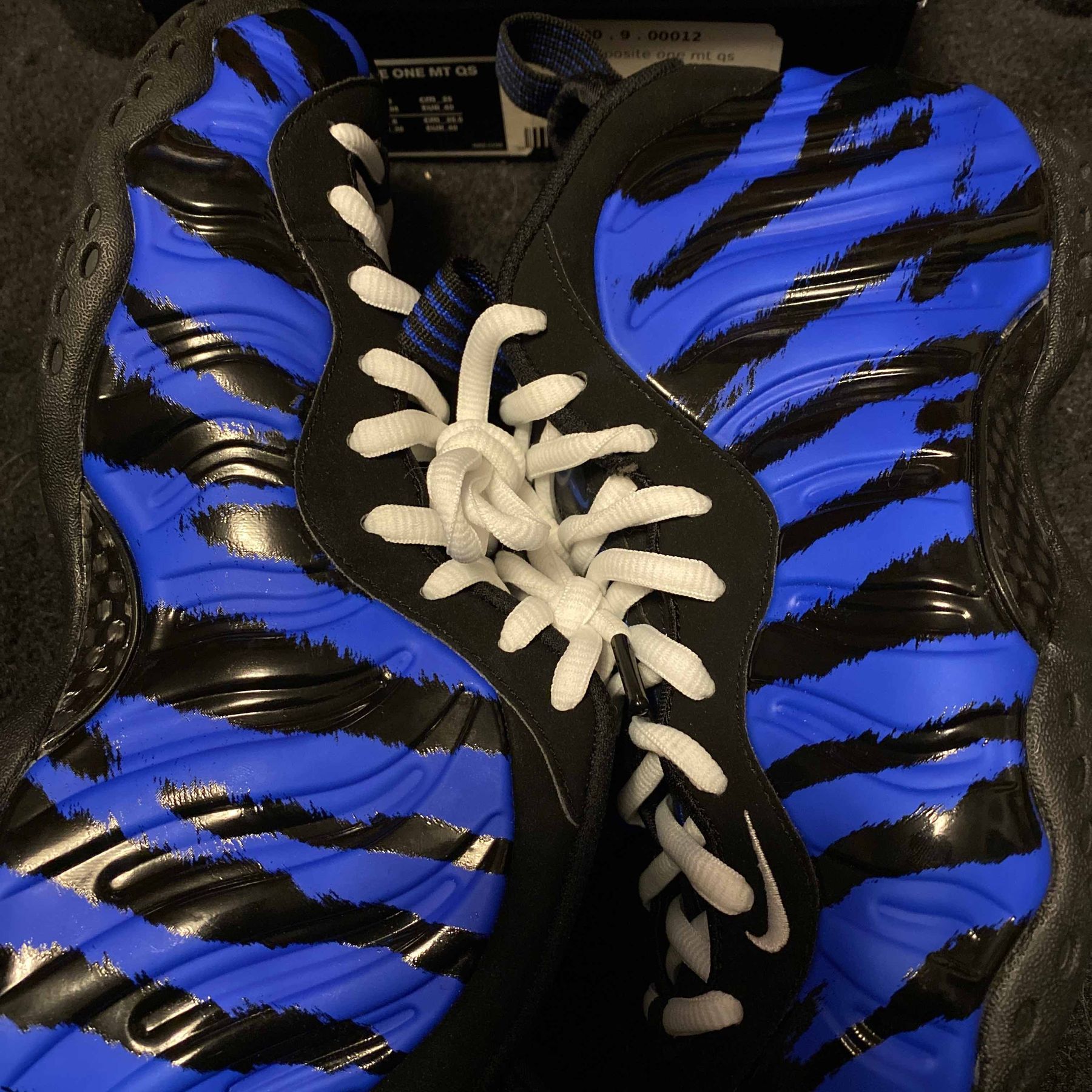 nike foamposite tiger stripes