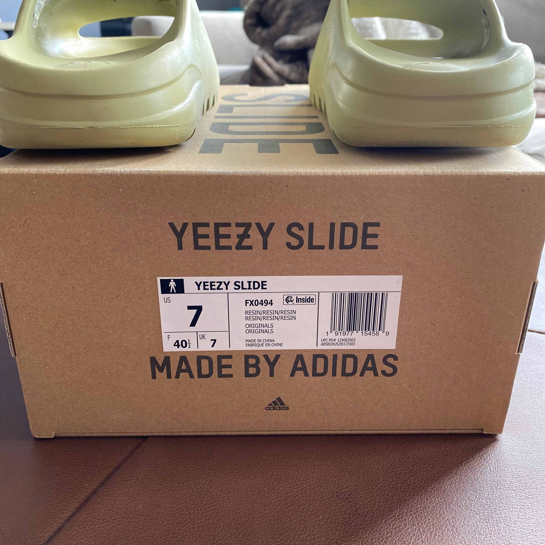 yeezy slides resin size 7