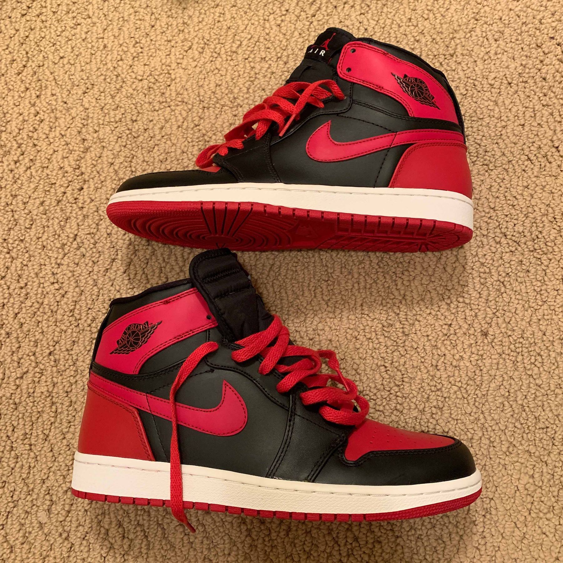 air jordan 1 high strap bred