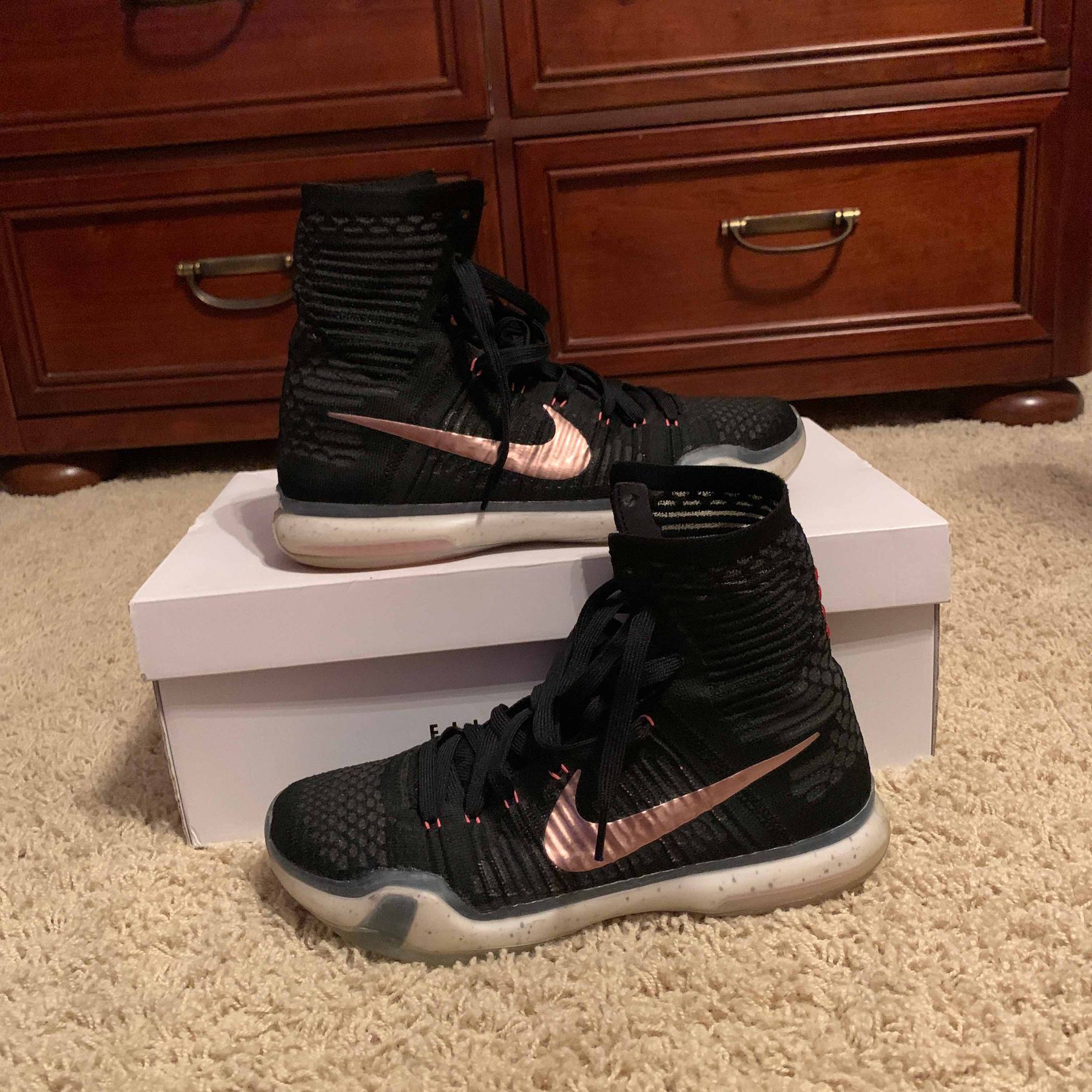 kobe 10 elite rose gold