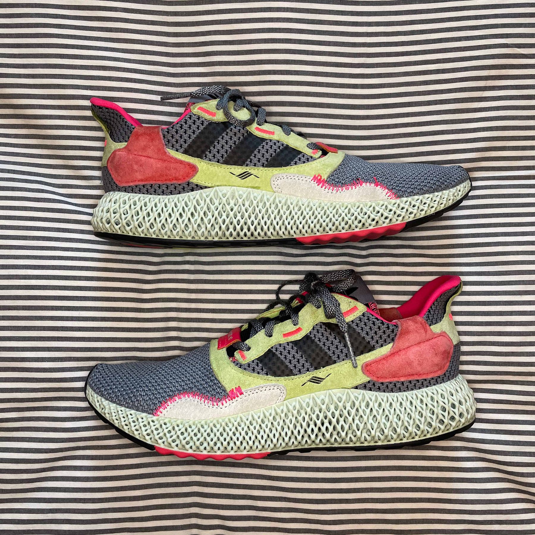 ZX 4000 Futurecraft 4D 'Grey Yellow' - adidas - BD7927 | GOAT