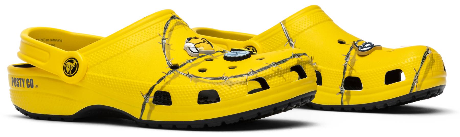 Post Malone x Clog 'Barbed Wire' - Crocs - 206038 730 | GOAT