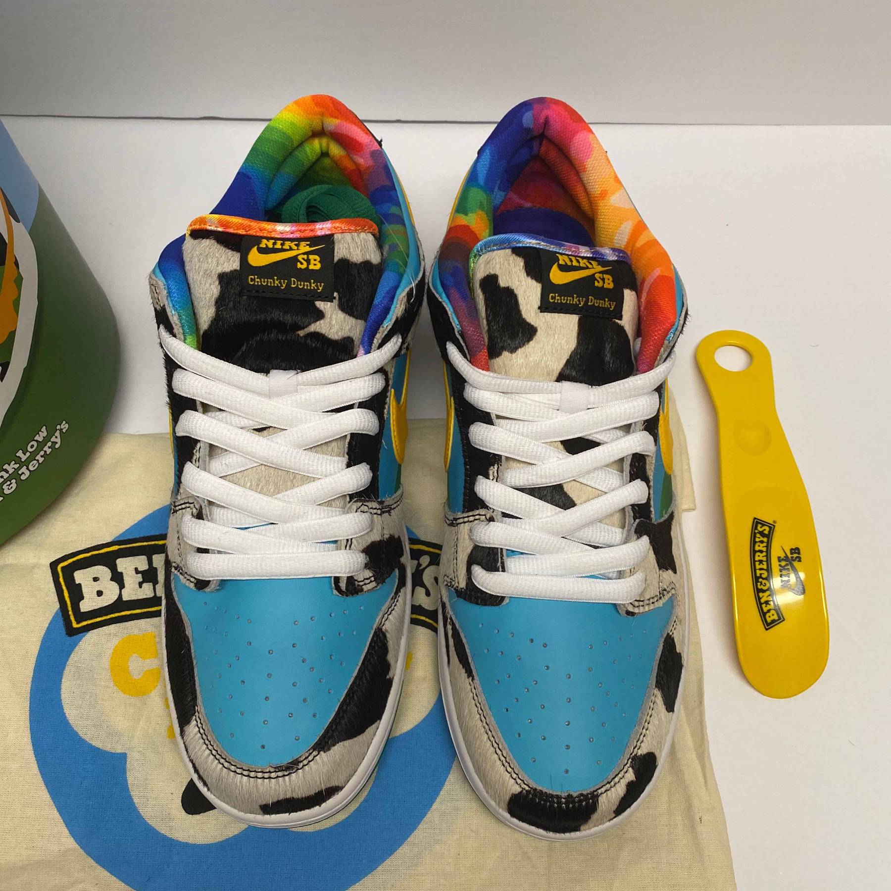 Ben & Jerry's x Dunk Low SB 'Chunky Dunky' Special Ice Cream Box - Nike ...
