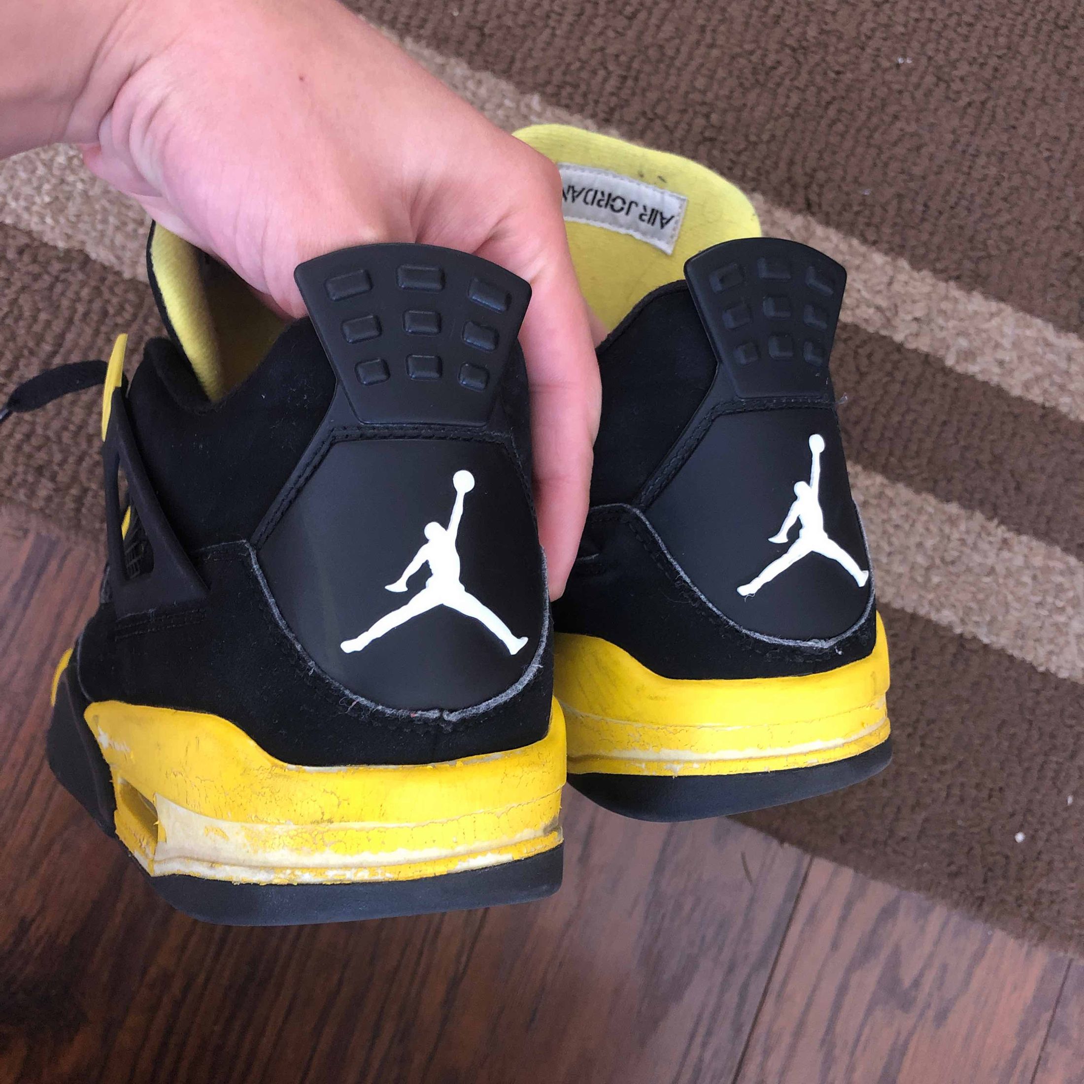 jordan 4 yellow and grey