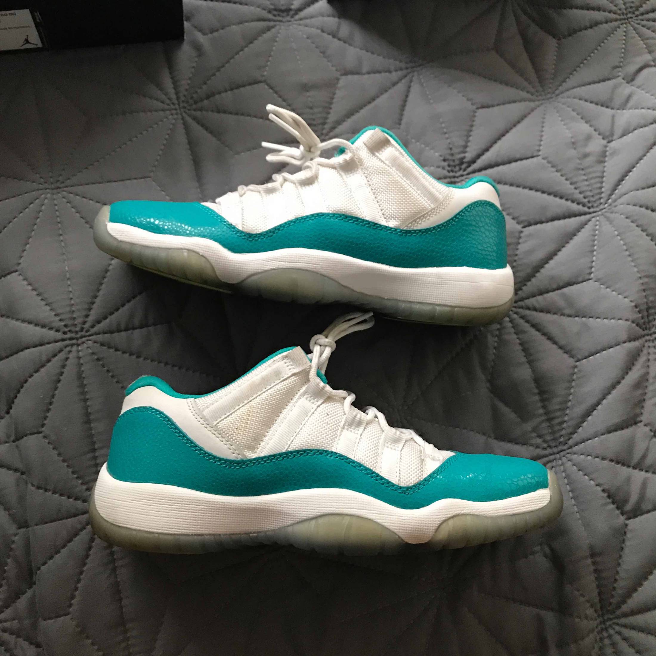 jordan retro 11 aqua safari mens