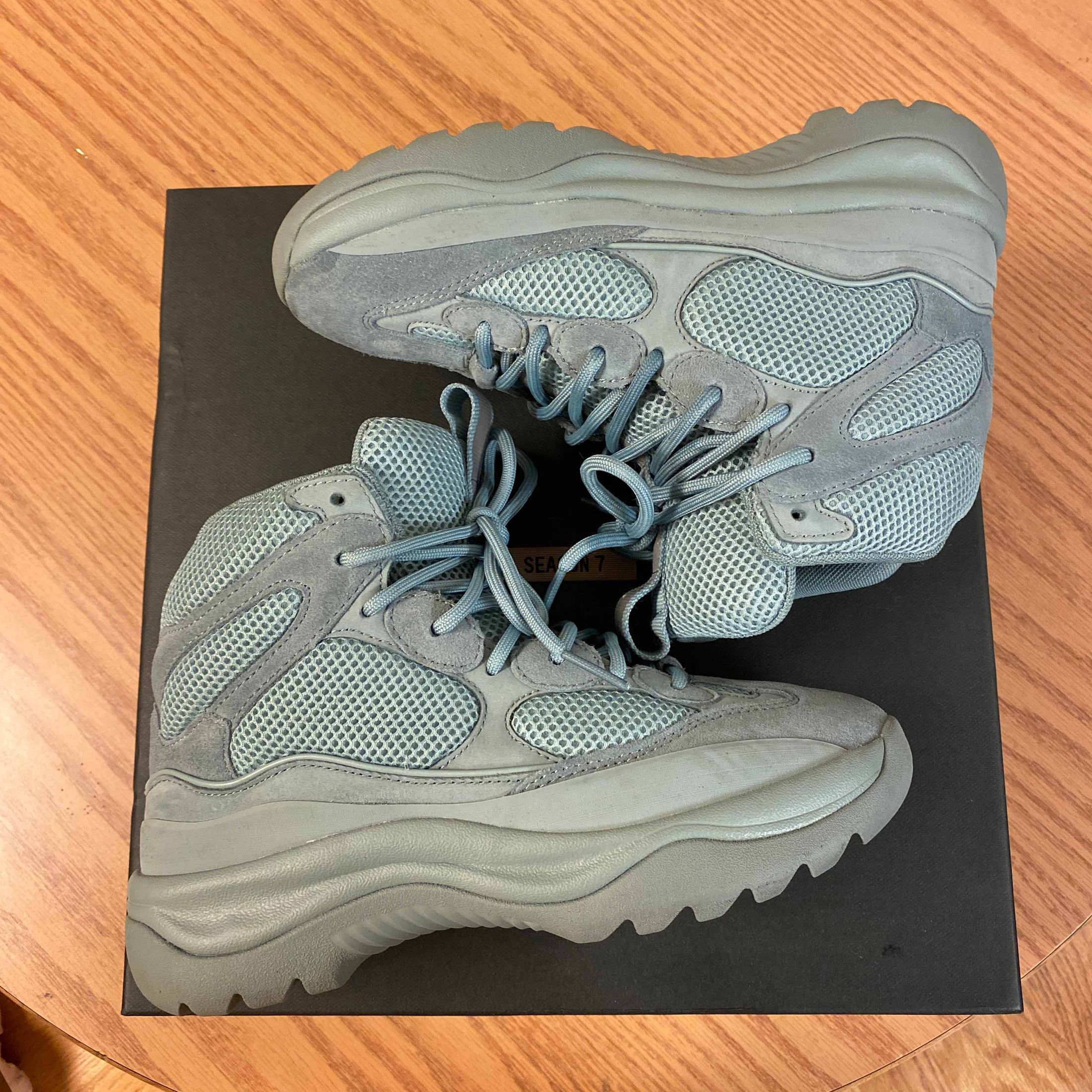 yeezy boot house blue