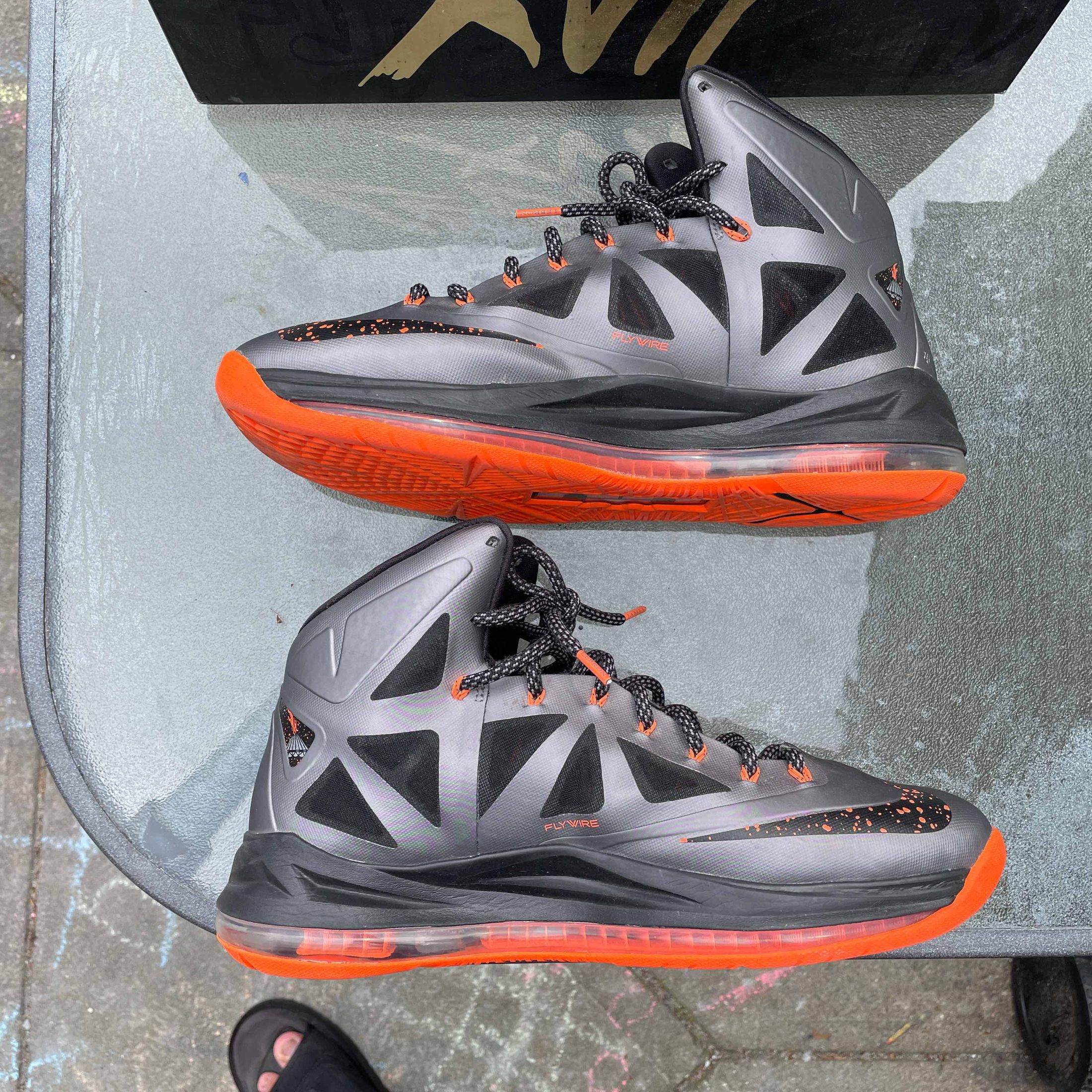 nike lebron x lava