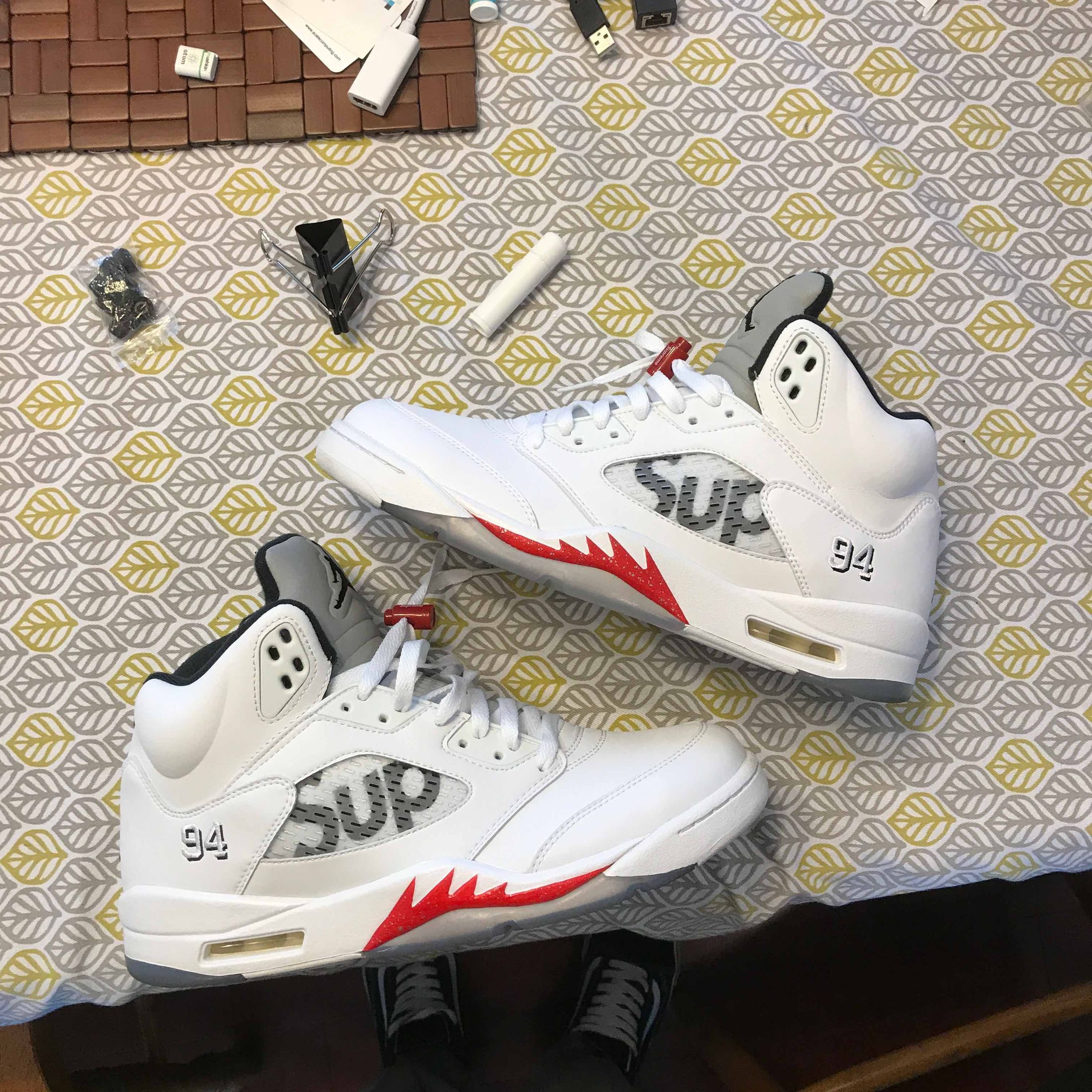 jordan 5 retro supreme white