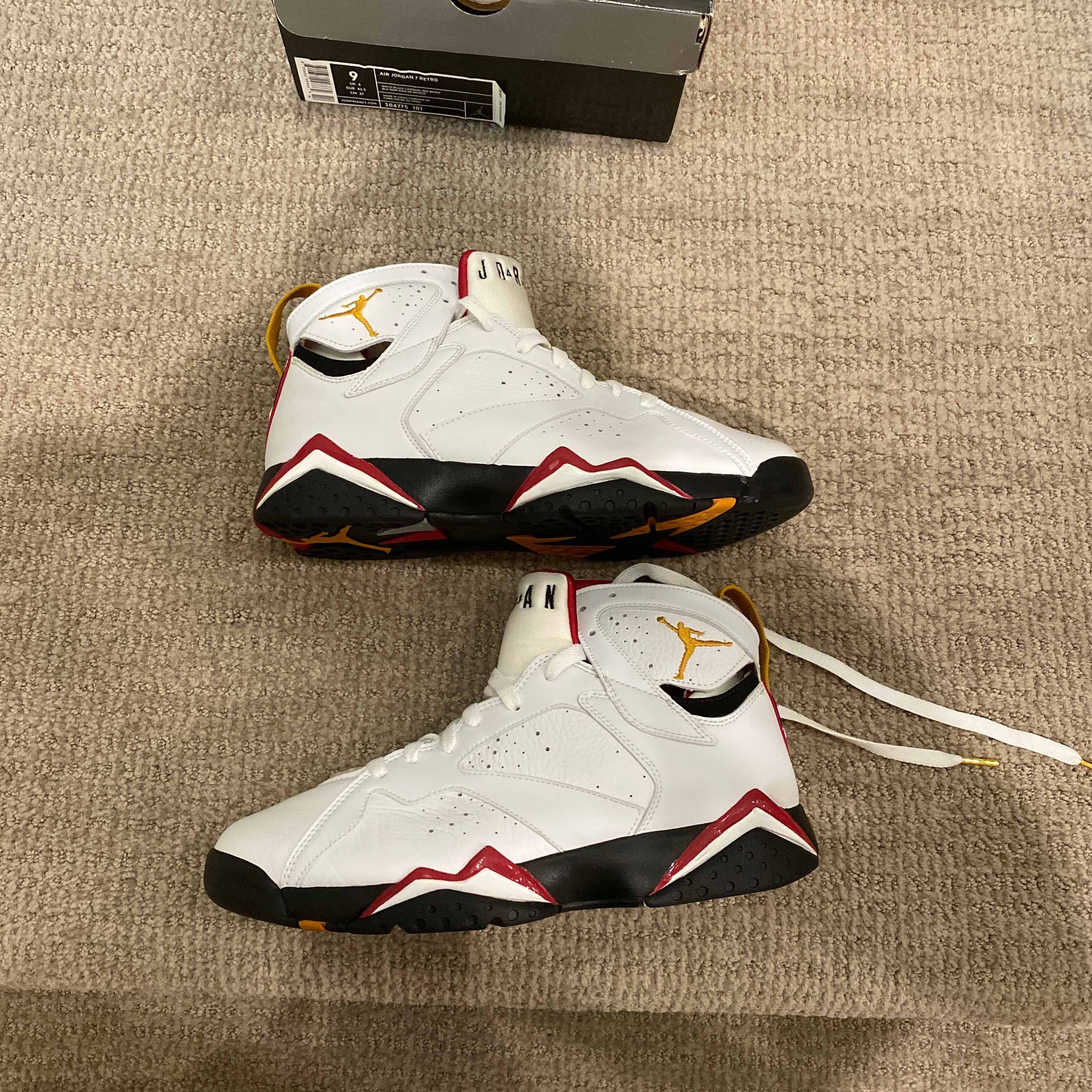 Air Jordan 7 Retro 'Cardinal' 2006 Air Jordan 304775 101 GOAT