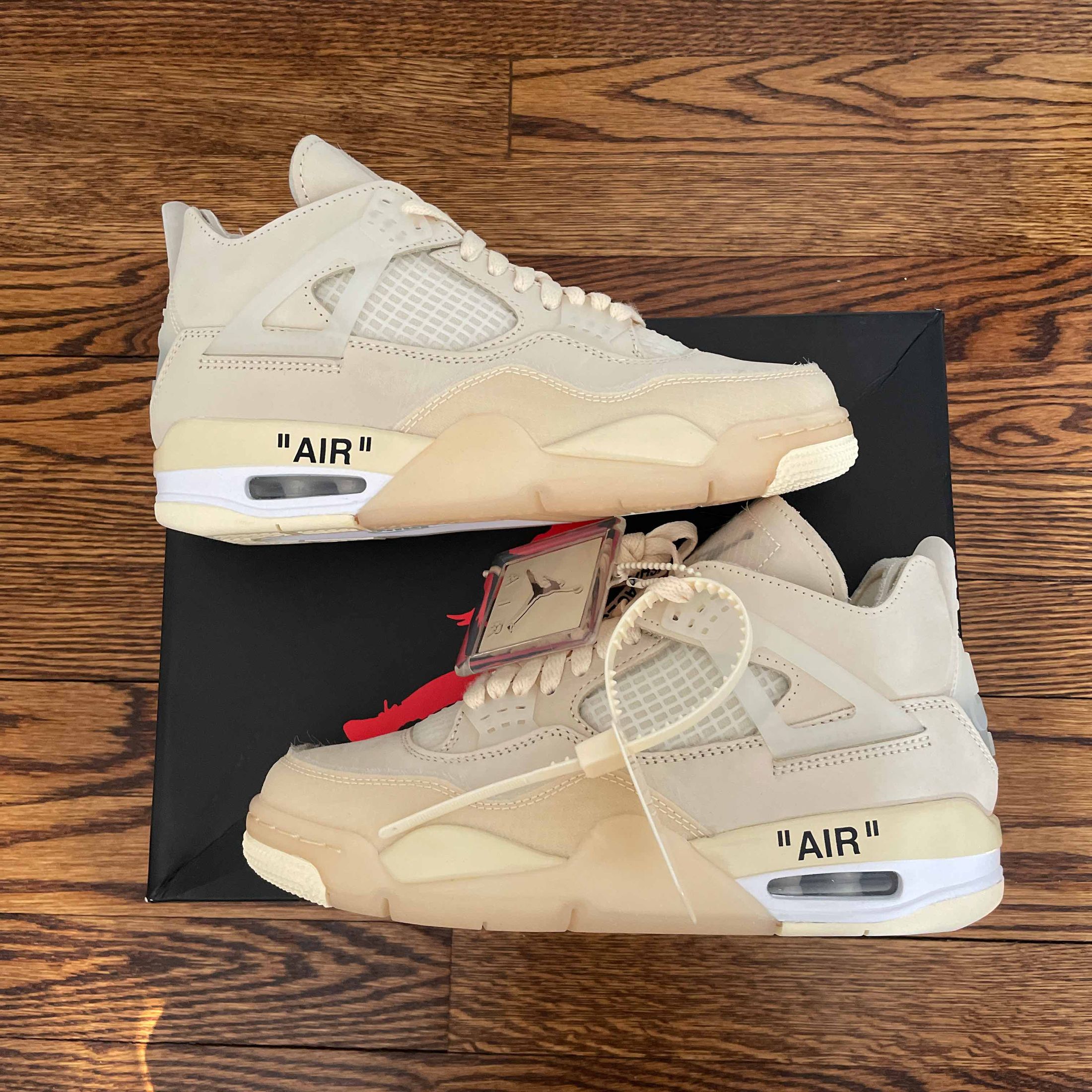 sweat jordan off white sail