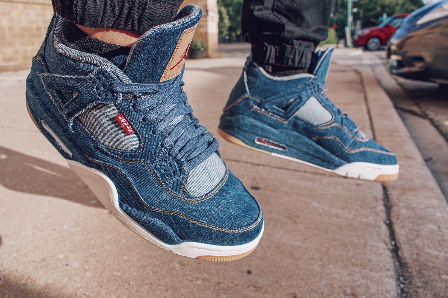 levi's x air jordan 4 denim