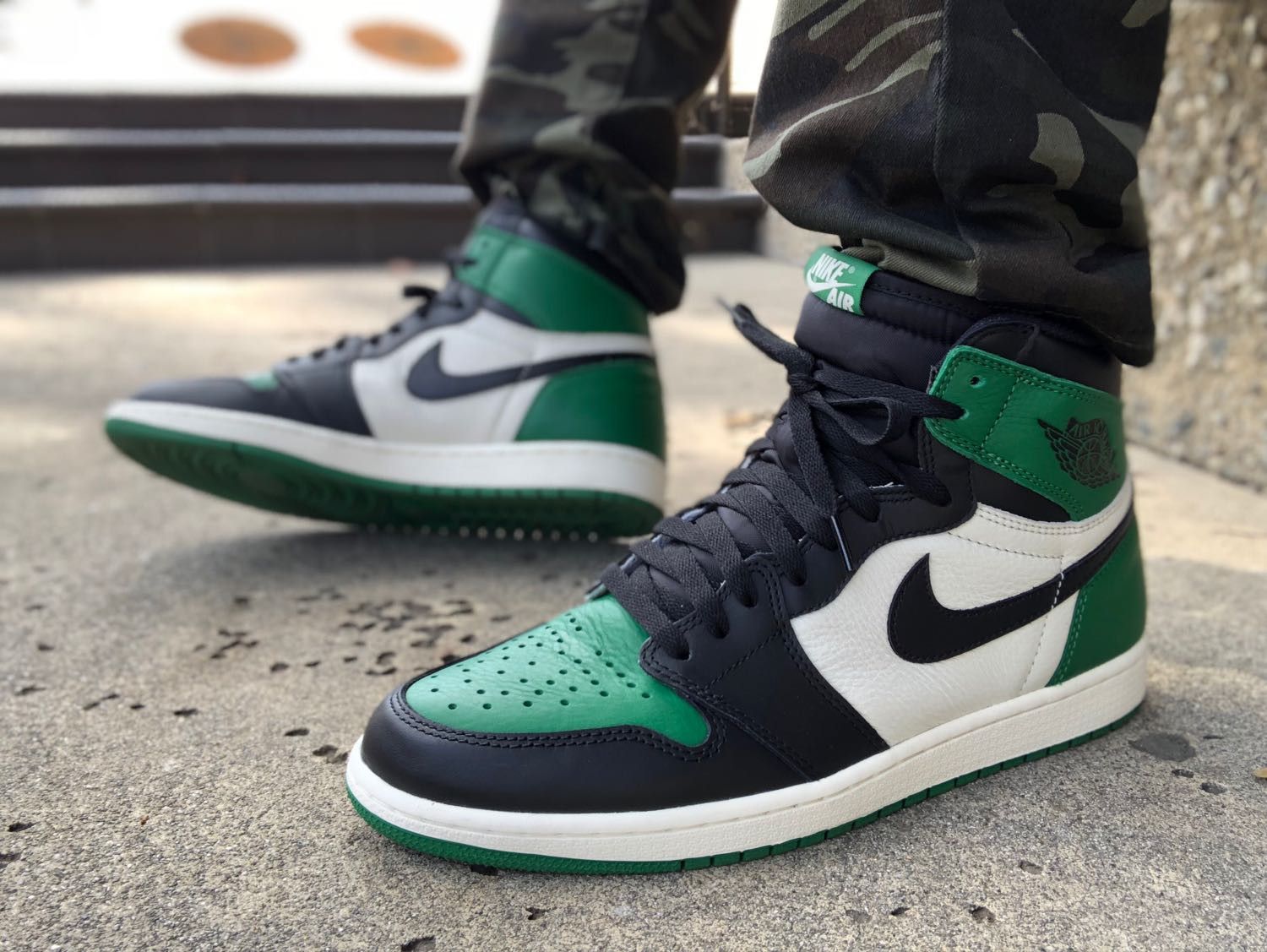 air jordan 1 retro high og gs pine green 2.0