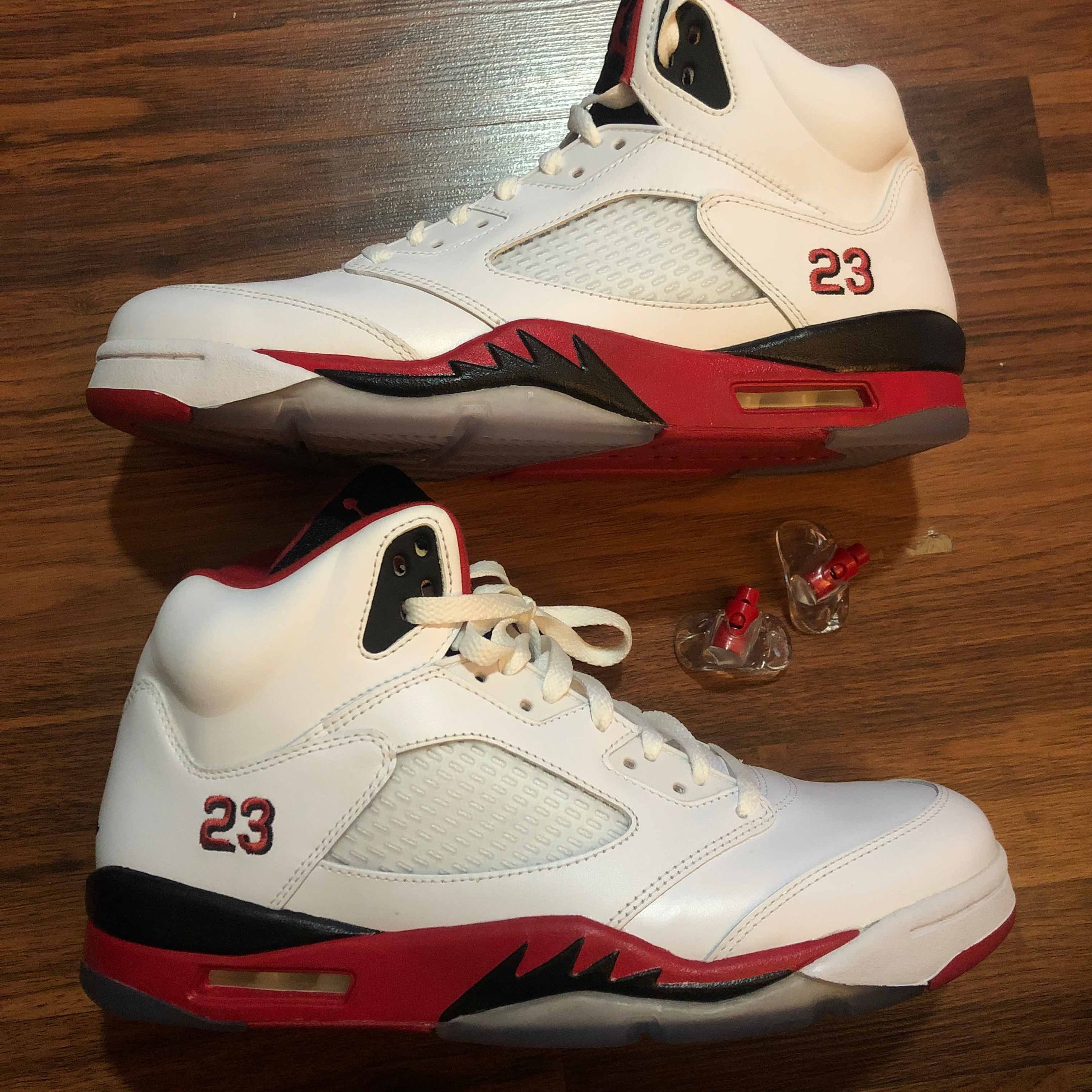 jordan 5 fire red custom