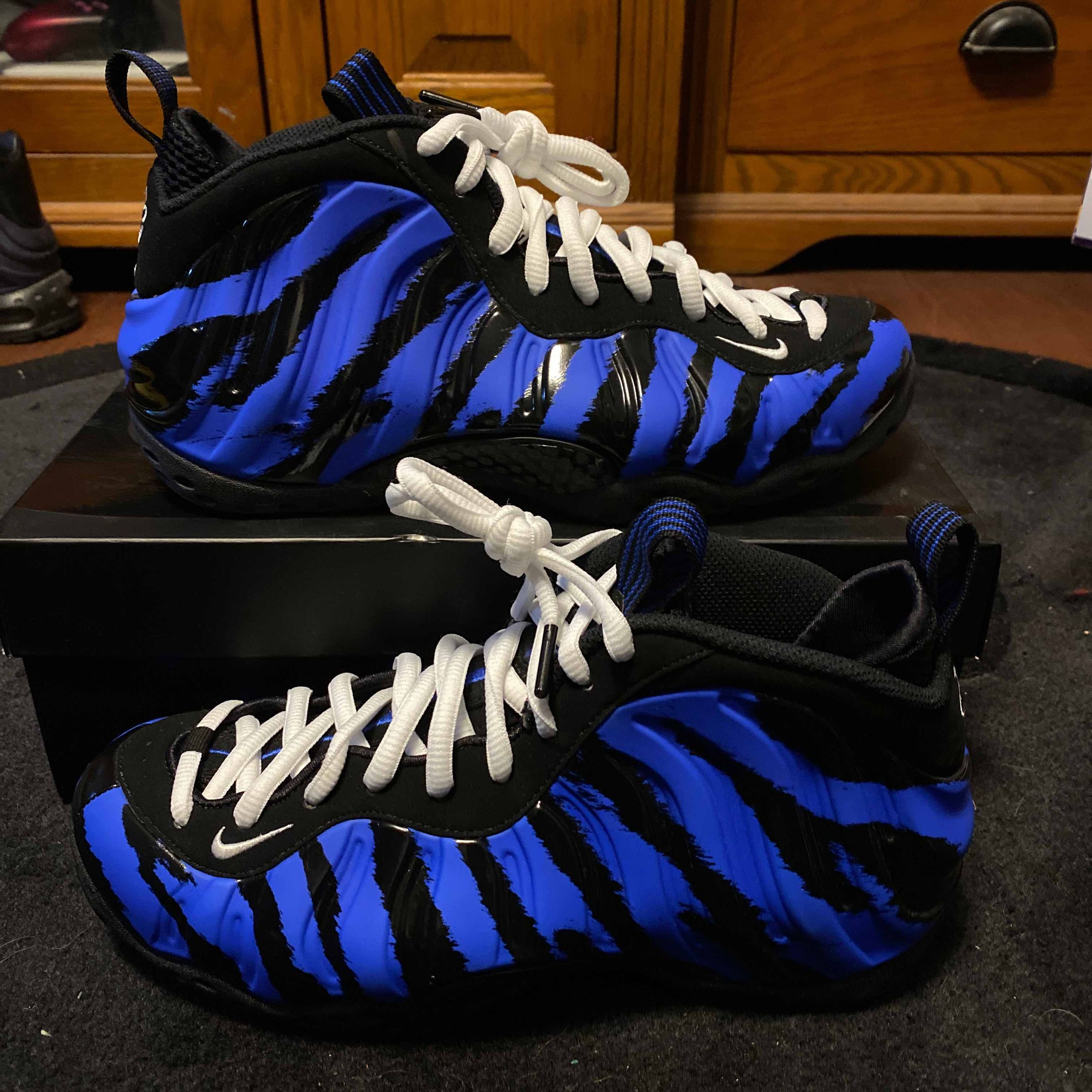 nike foamposite tiger stripes