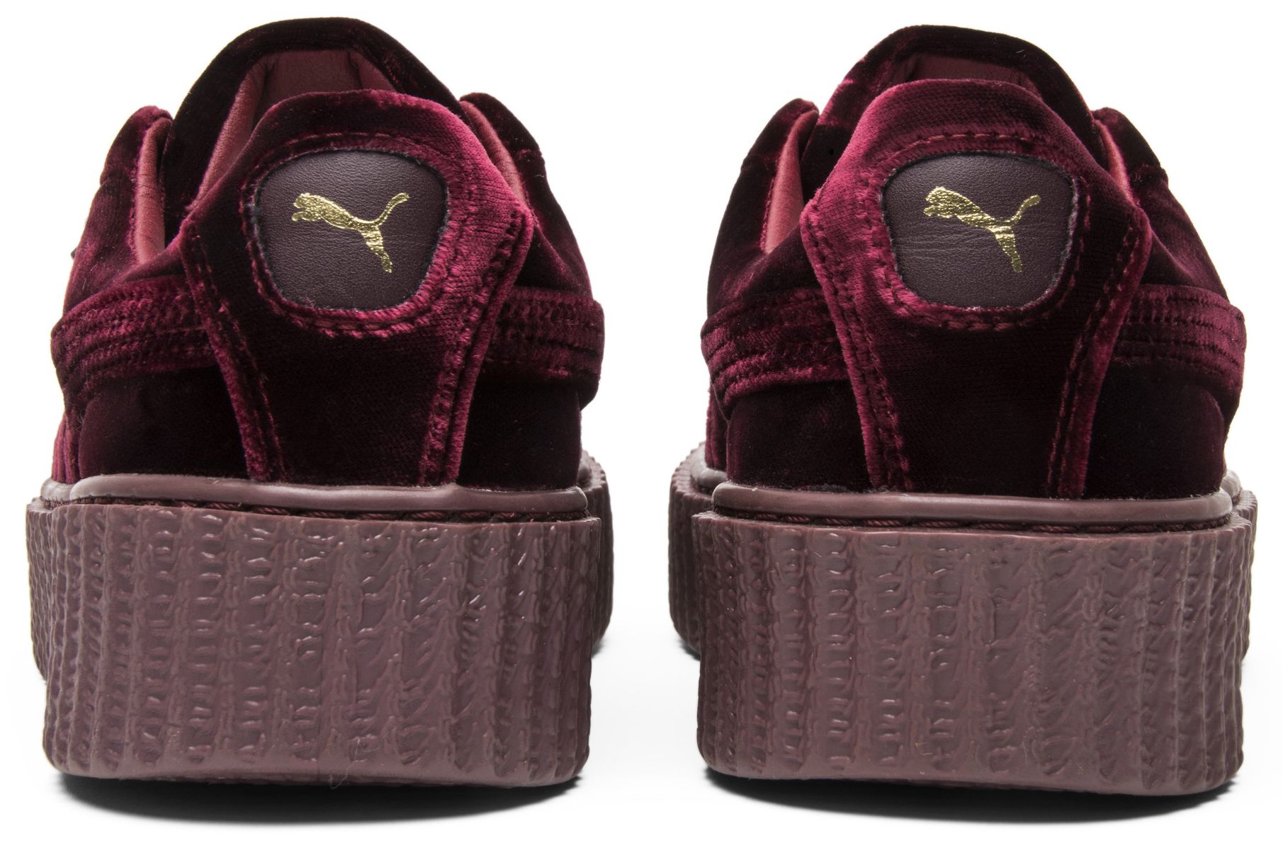 puma burgundy creepers