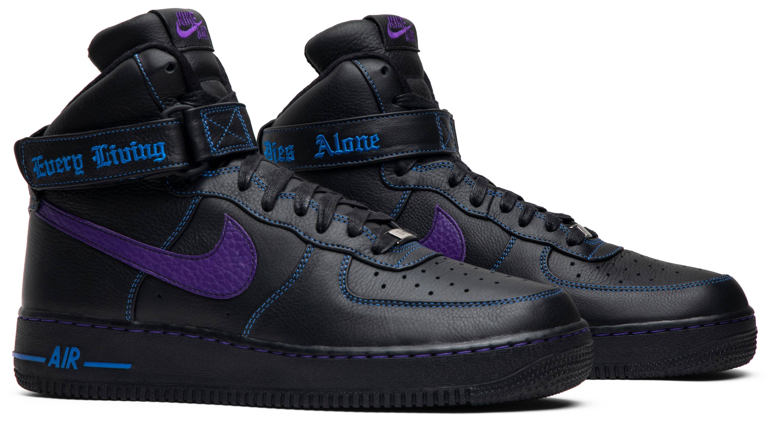 Vlone x Air Force 1 High 'Purple Swoosh' Sample - Nike - 773256 906799 ...