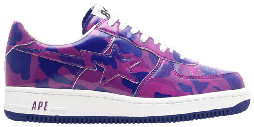Bapesta FS-001 Low 'Purple Camo' - BAPE - 831 | GOAT