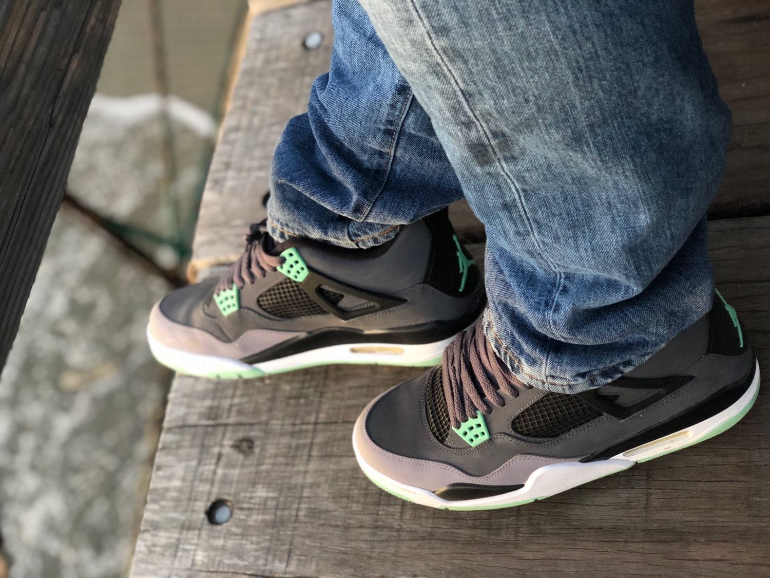 jordan 4 green glow price