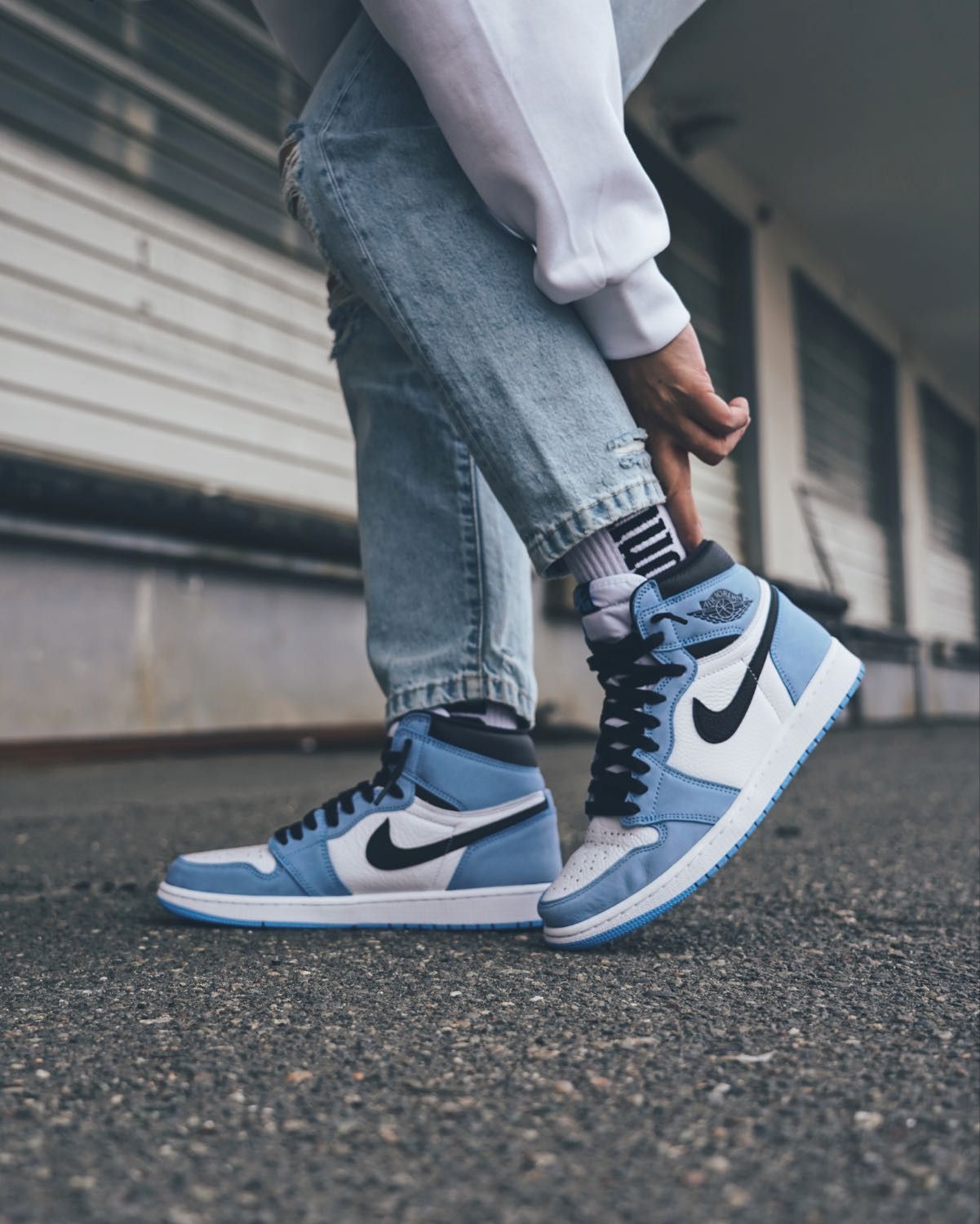 university blue 1s goat