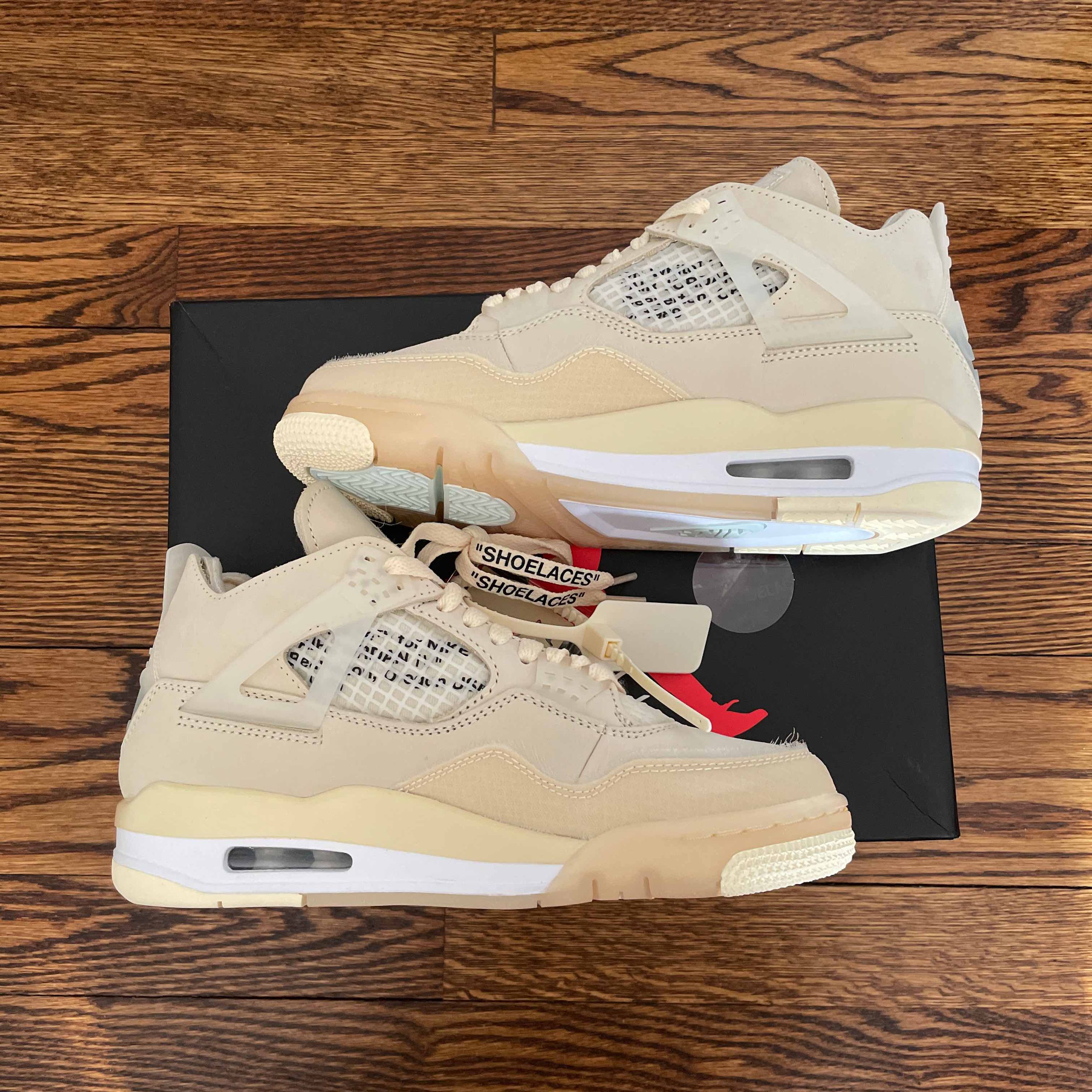 off white jordan 4 sail price