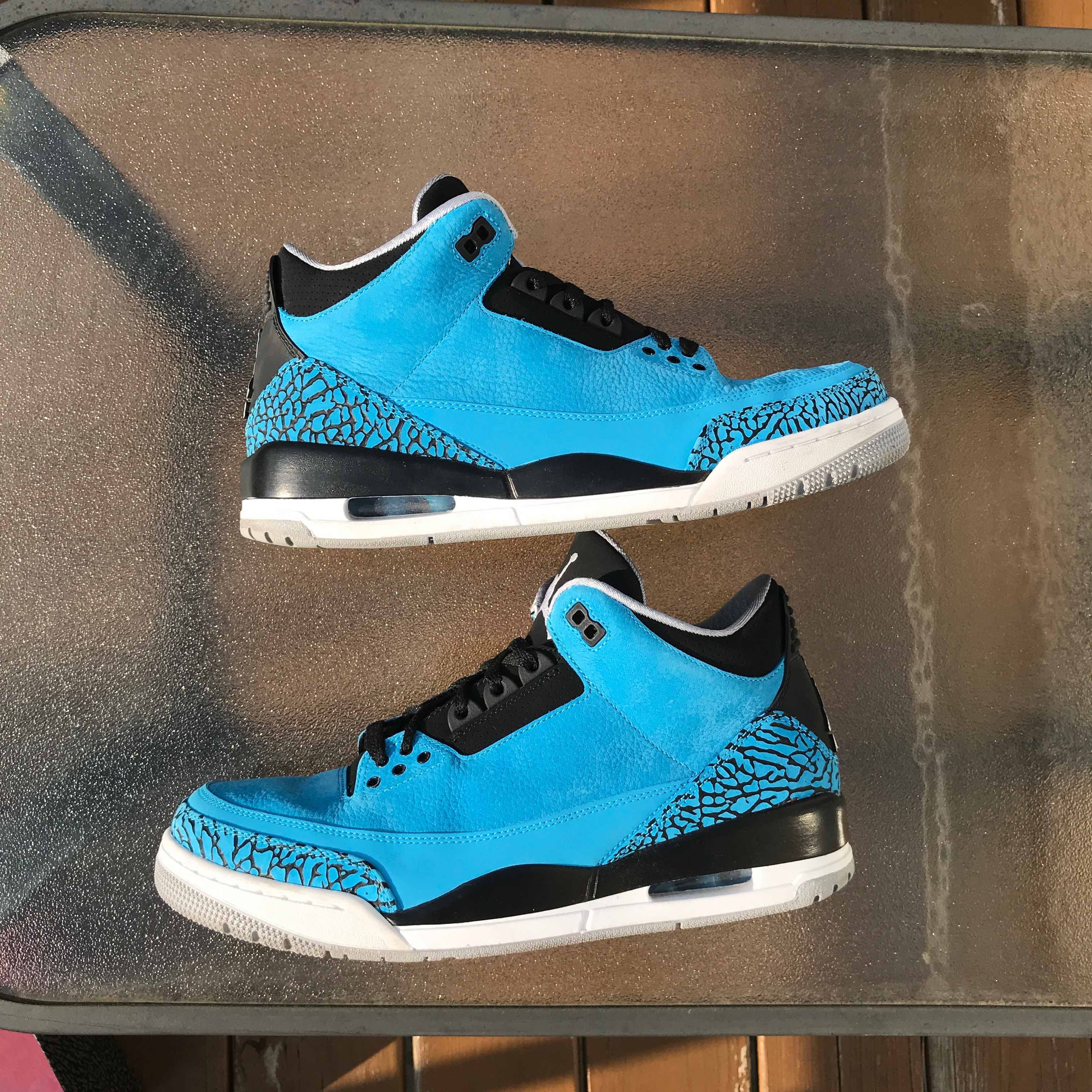 air jordan 3 powder blue