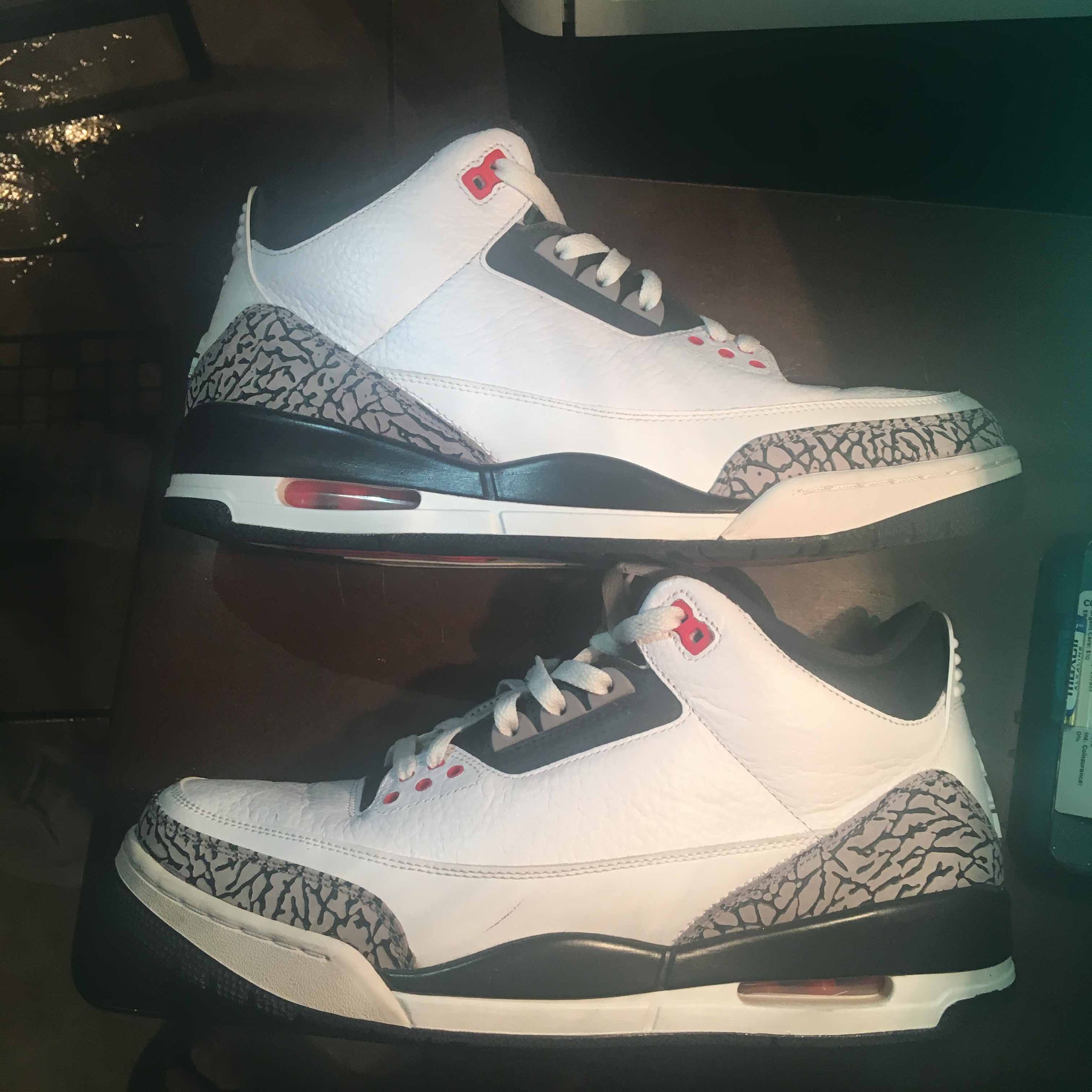 jordan 3 infrared black laces