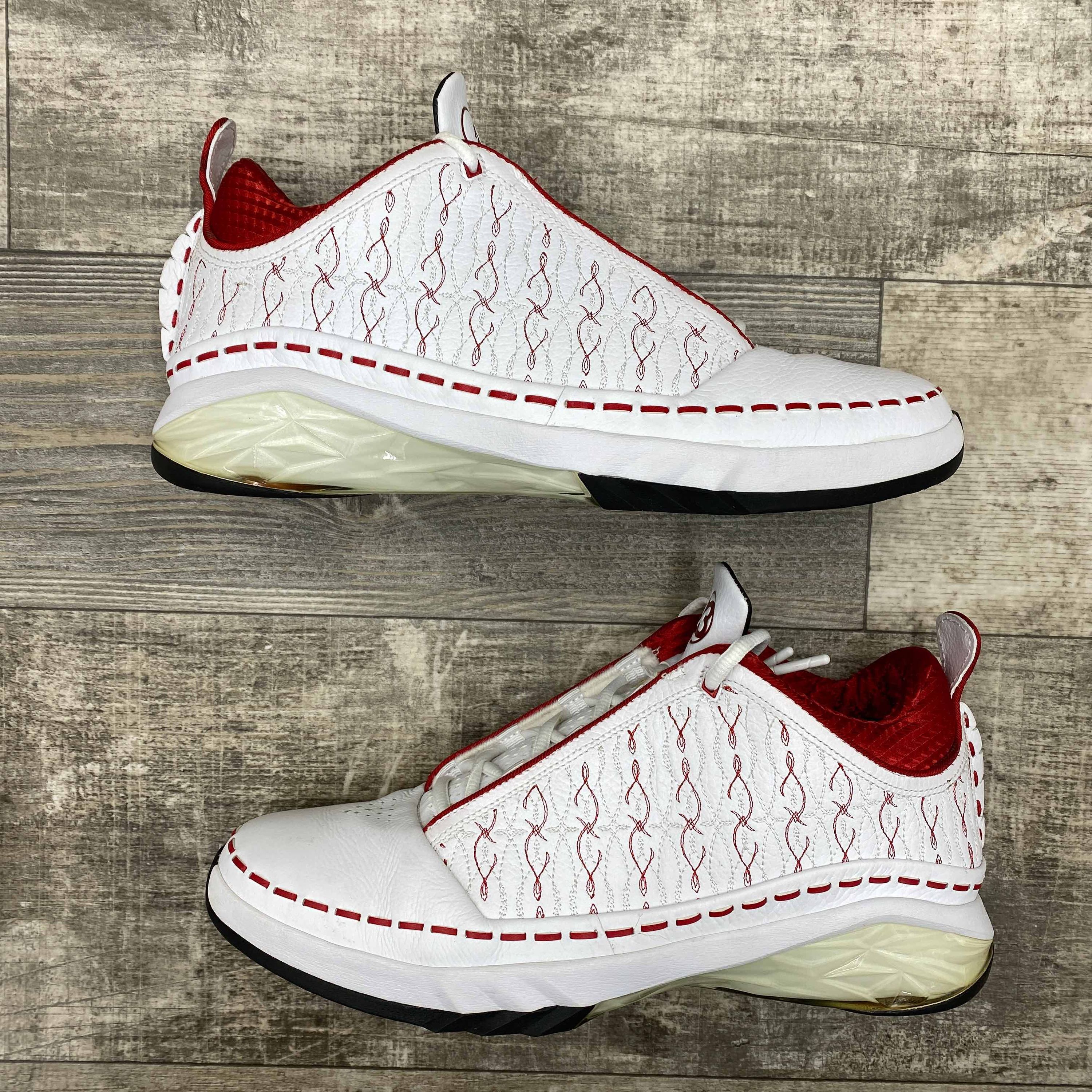 jordan 23 white red