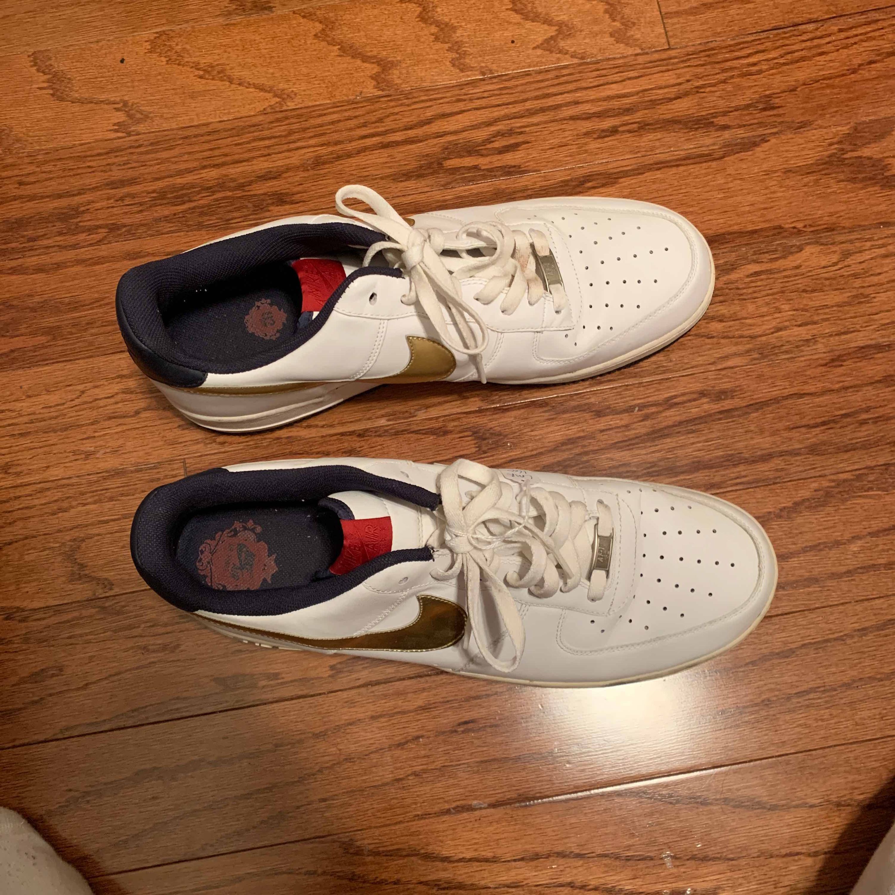 air force 1 with tan swoosh