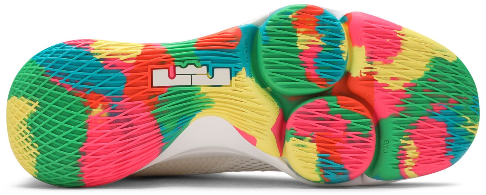 lebron witness 4 white and rainbow