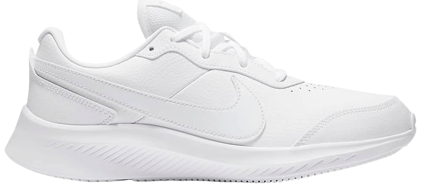 nike varsity leather shoes white