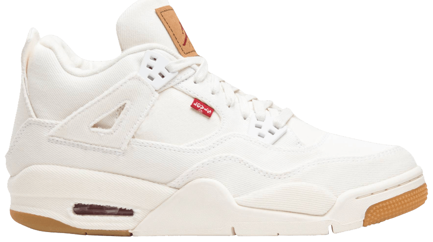 air jordan 4 retro levi's white