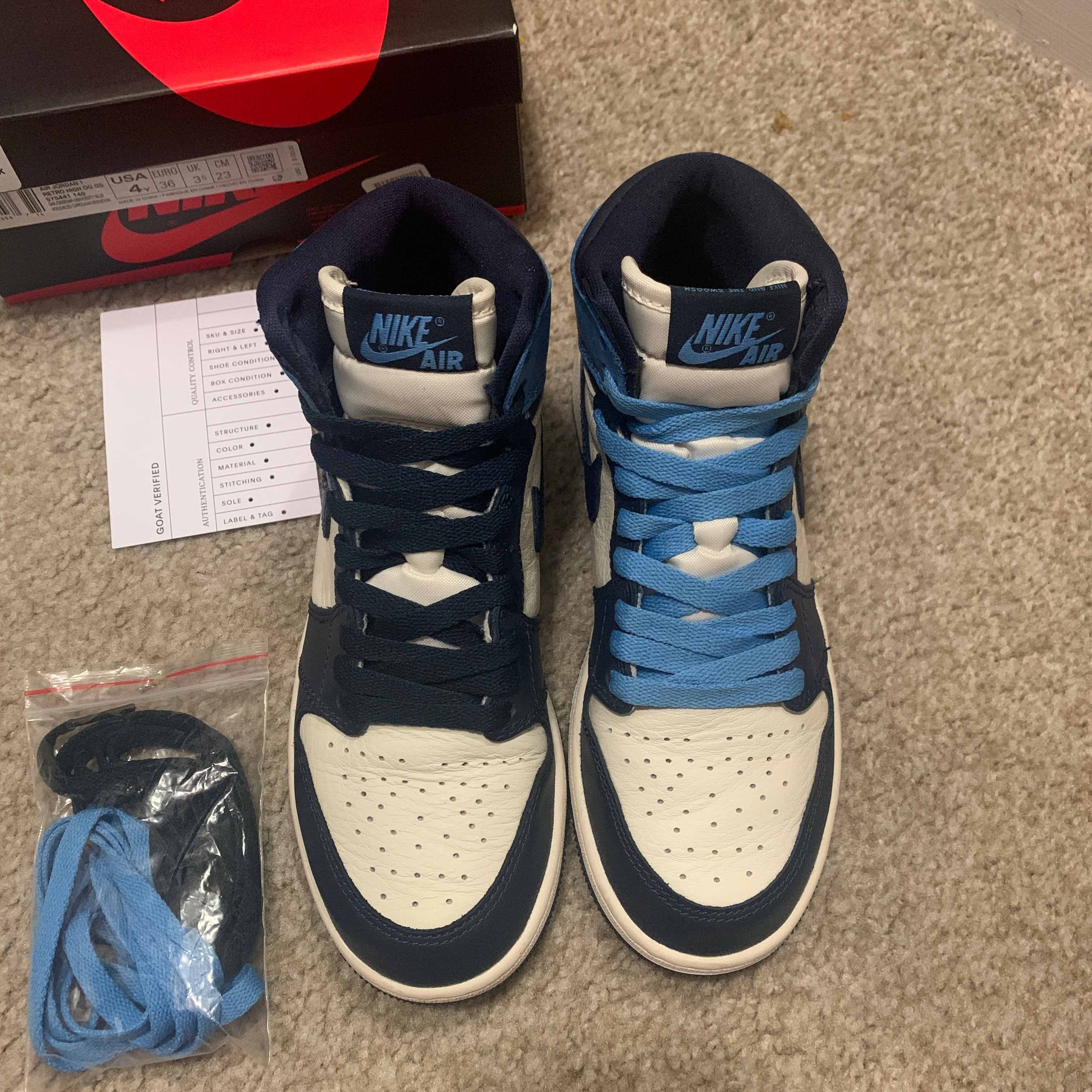 goat jordan 1 obsidian