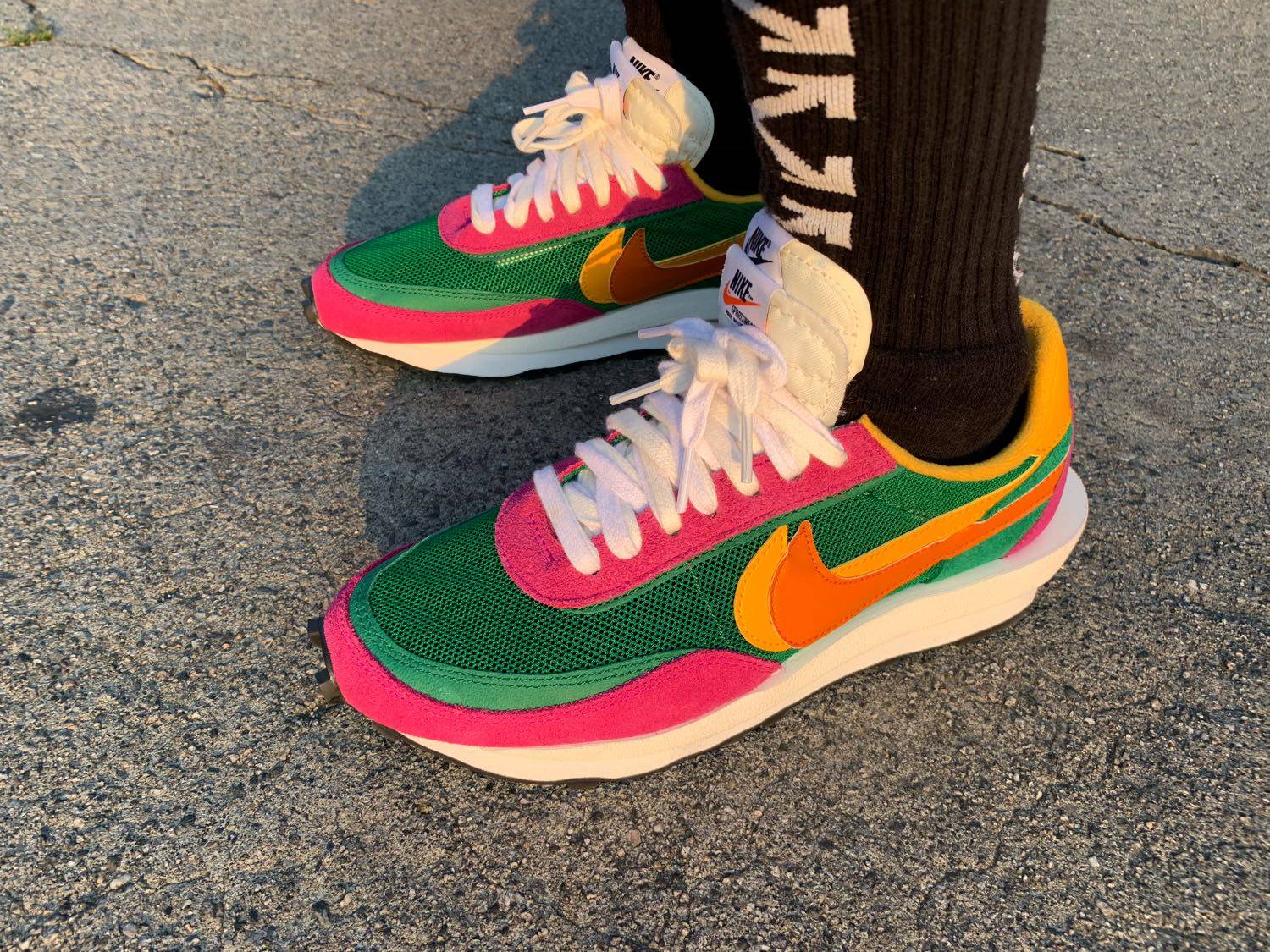 Sacai x LDWaffle 'Pine Green' - Nike - BV0073 301 | GOAT