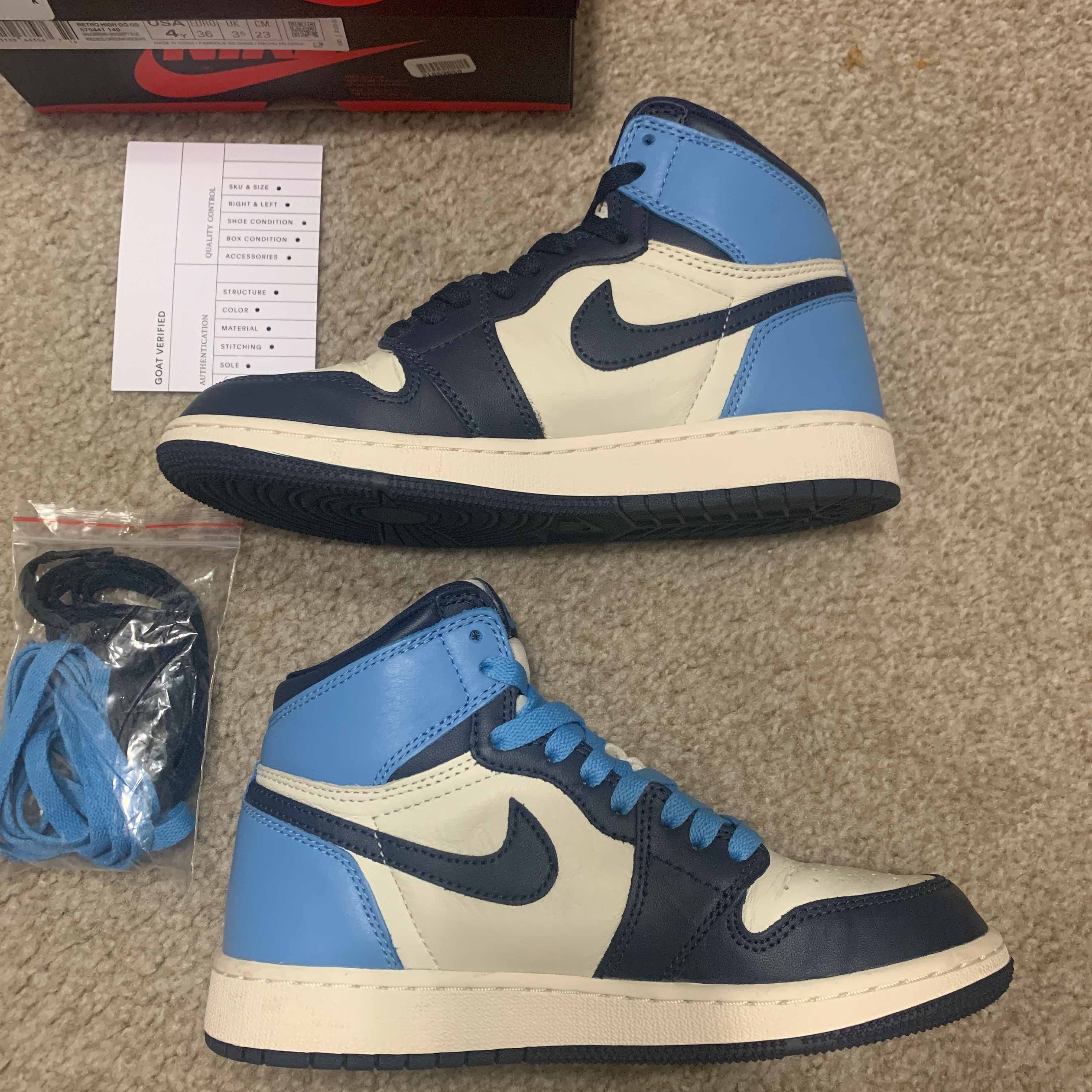 obsidian jordan 1 goat