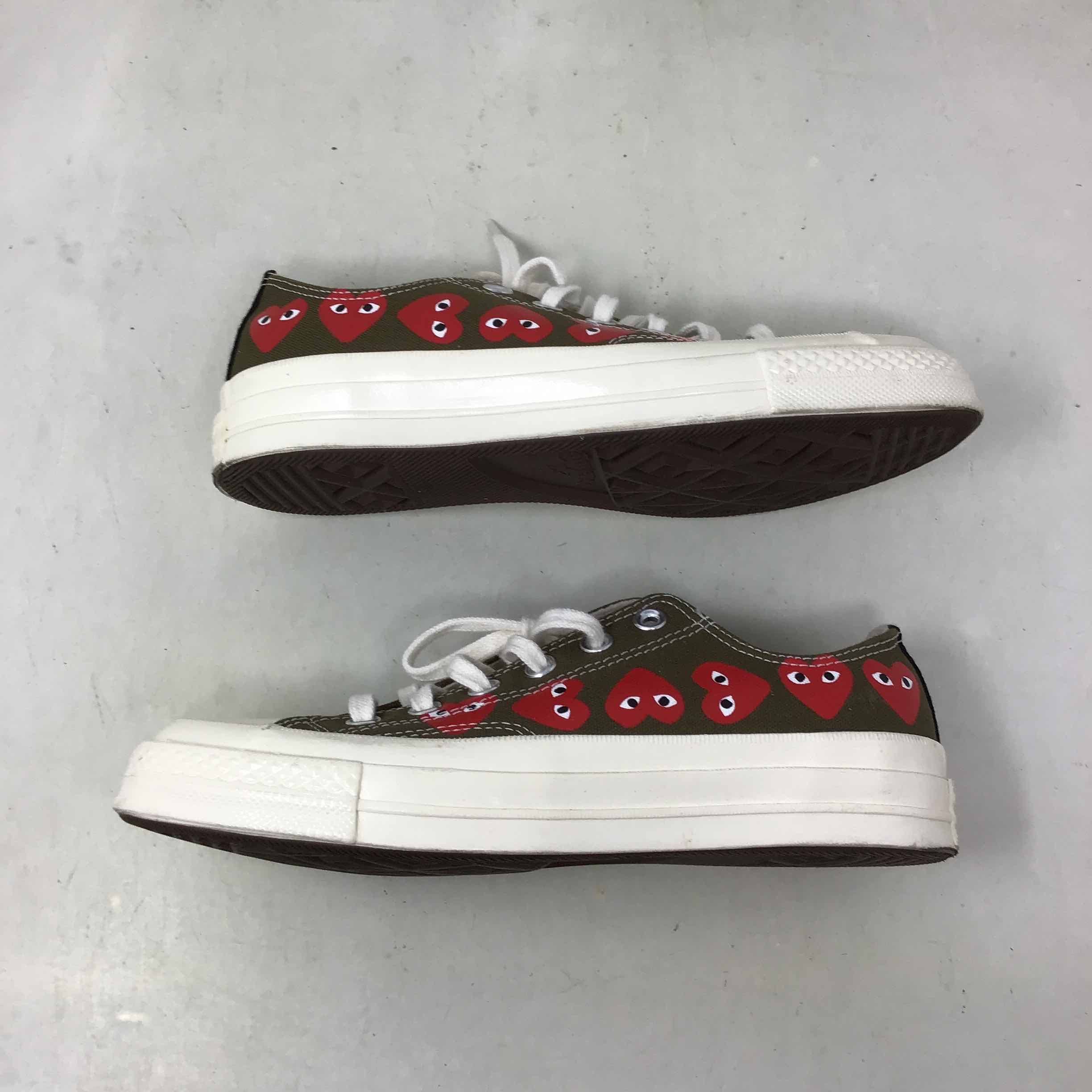 comme de garcon multi heart converse
