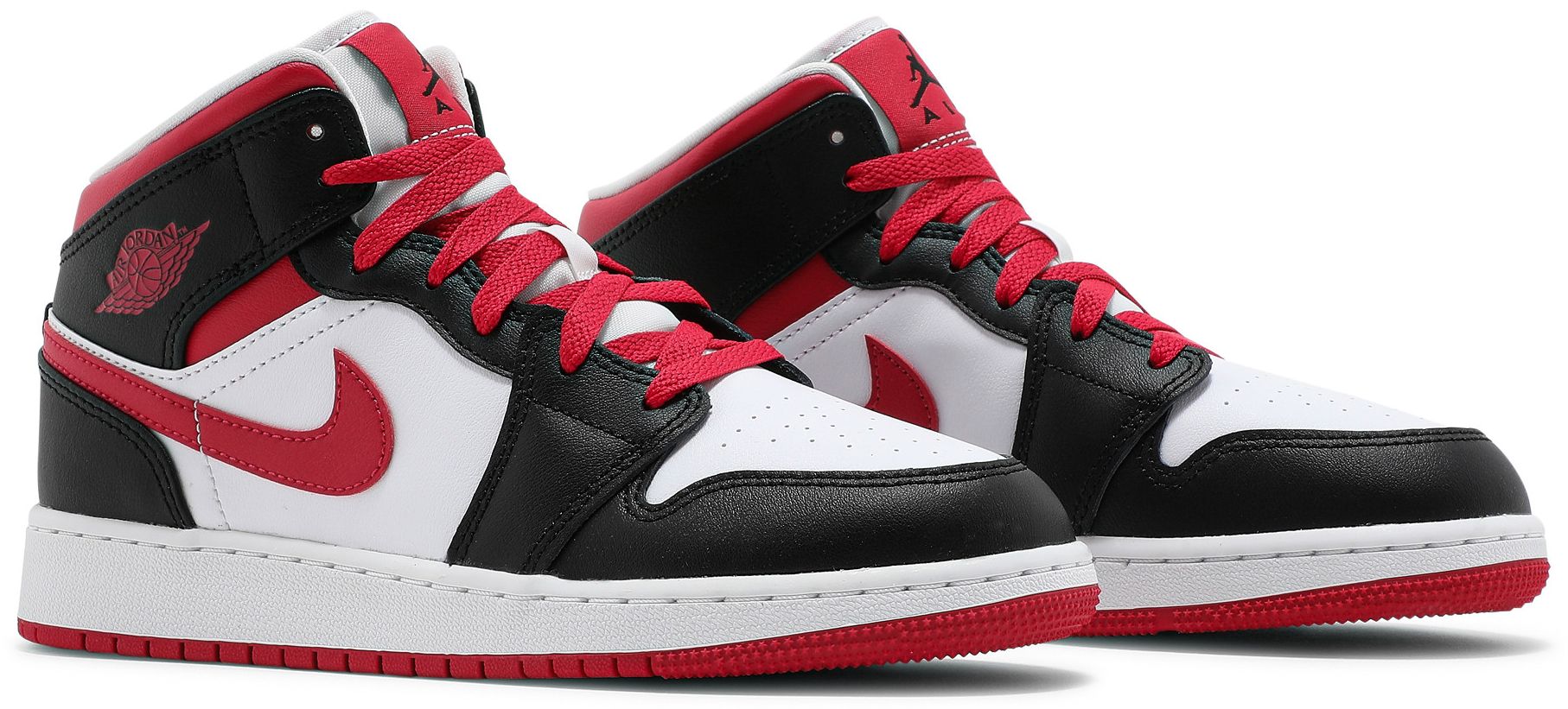 jordan 1 mid berry white black