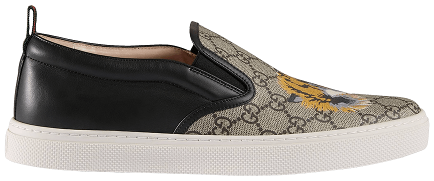 gucci tiger slip on shoes