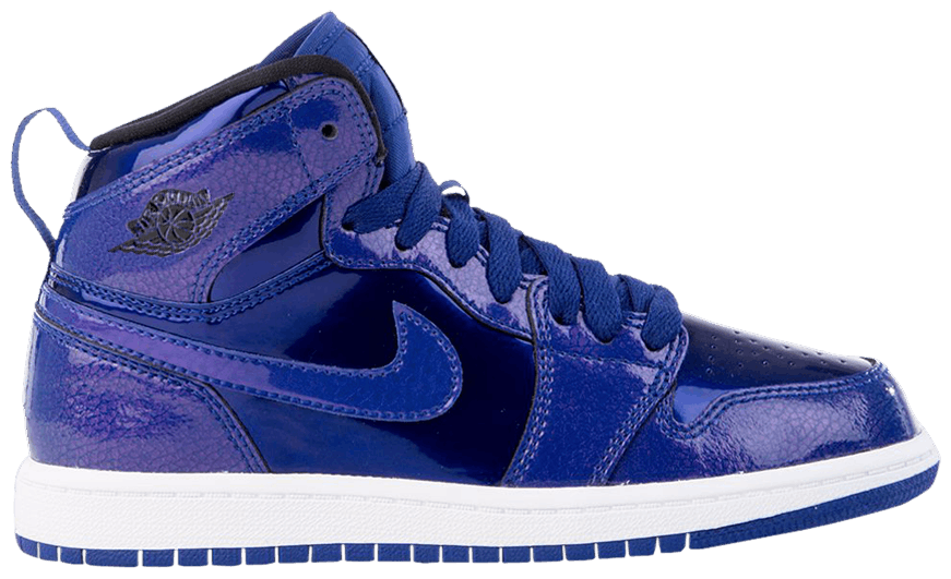 Air Jordan 1 Retro High Bg Deep Royal Blue Cn Gold Metallic In White 705300-406 - Sepsport