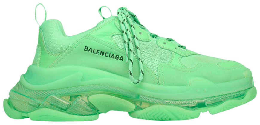 Balenciaga Triple S Clear Sole Trainer 'Neon Green' - Balenciaga ...