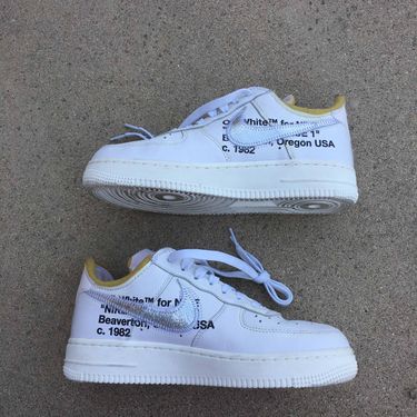 off white air forces goat