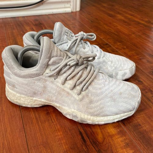 Harden Vol.1 LS GS 'White Clear Grey' - adidas - CQ0187 | GOAT