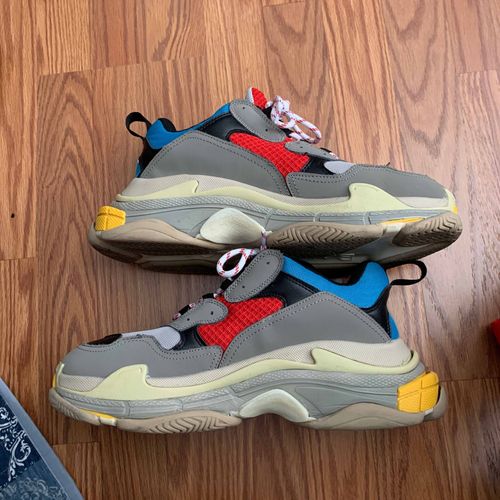 balenciaga jacket mens red