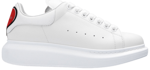 alexander mcqueen heart patch sneakers