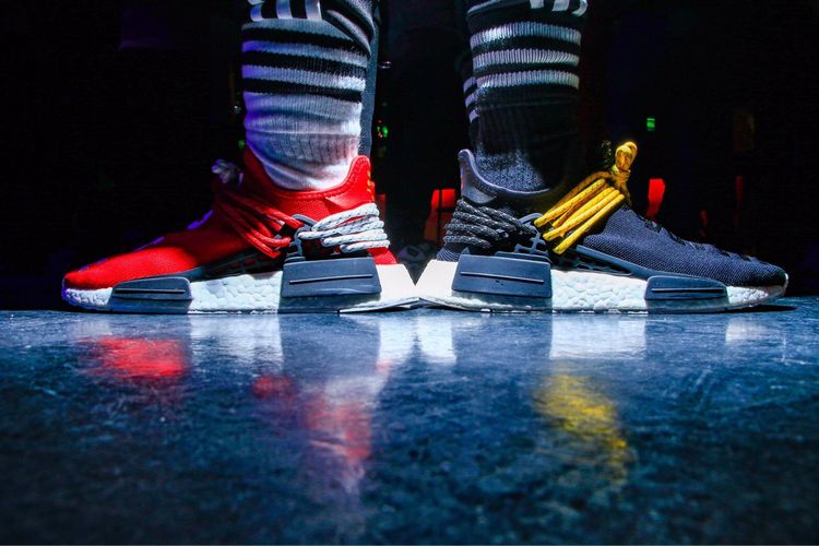 pharrell x nmd human race black