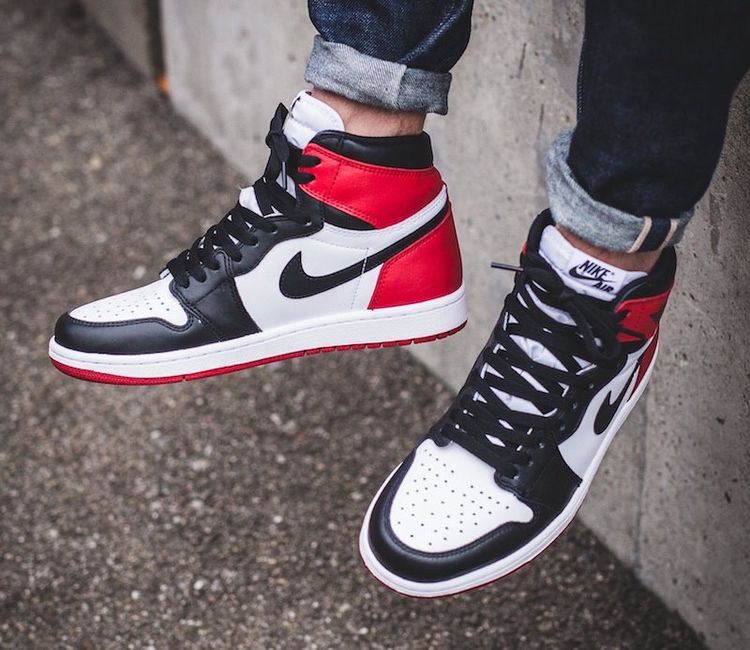 Air Jordan 1 Retro BG 'Black Toe' 2016 - Air Jordan - 575441 125 | GOAT